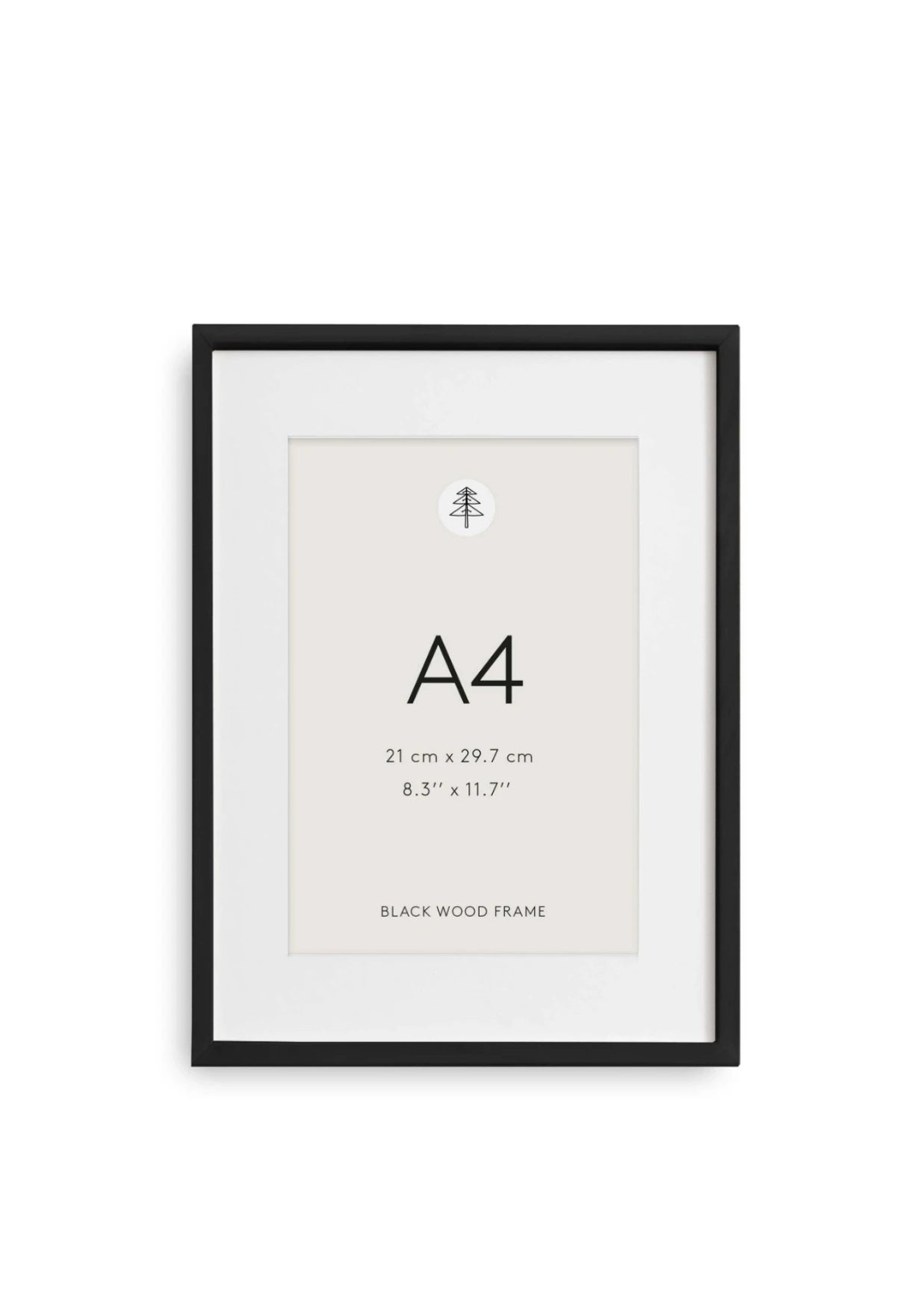 Bilderrahmen A4 - Schwarz
