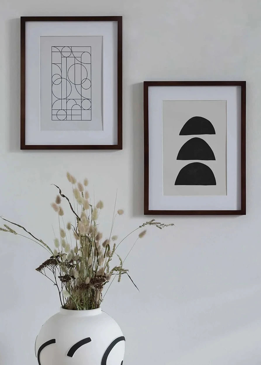 A3 Bilderrahmen in Schwarz mit Passepartout von LittleOtja