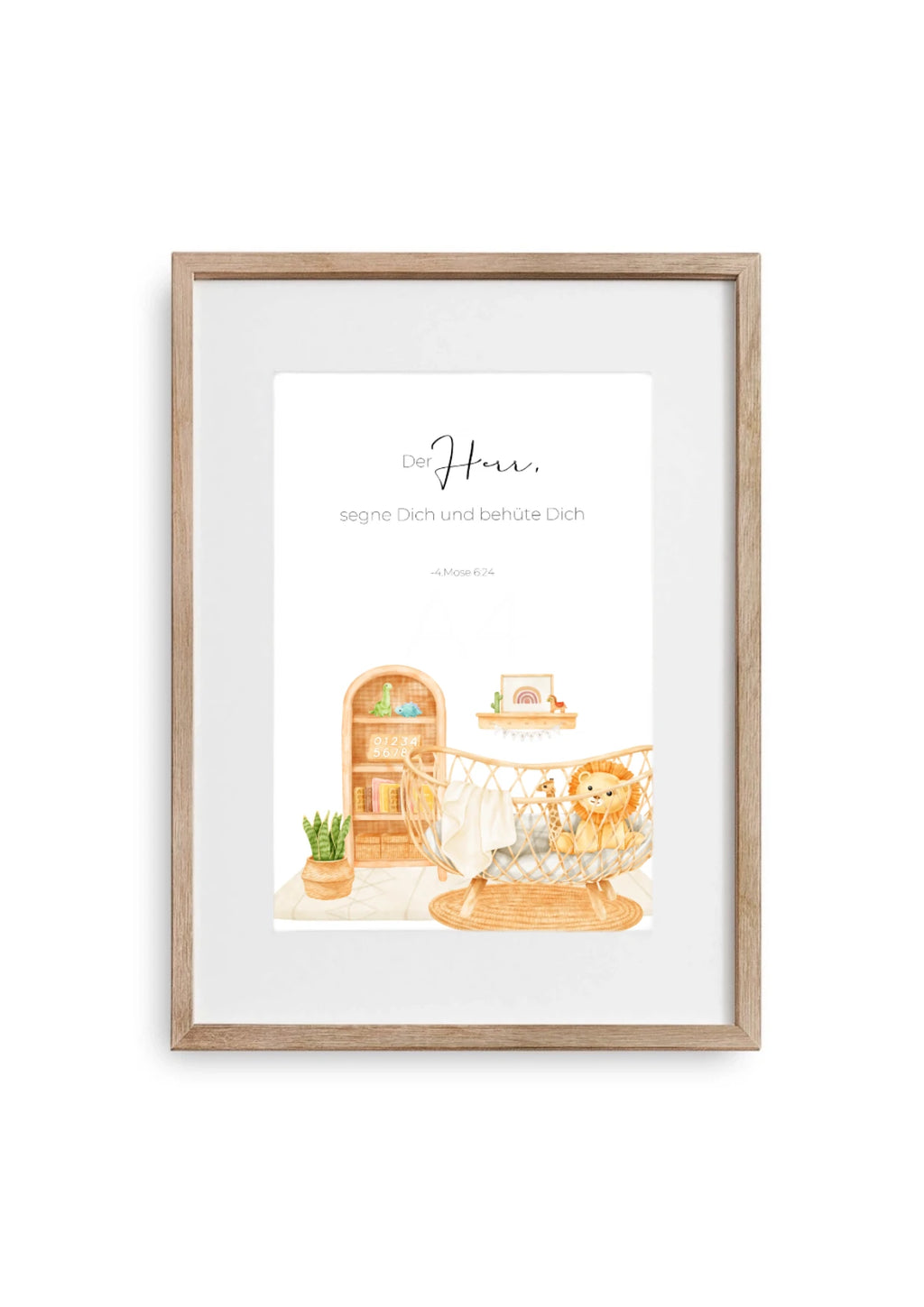 Christliche Poster - Kinderzimmer mit Löwe