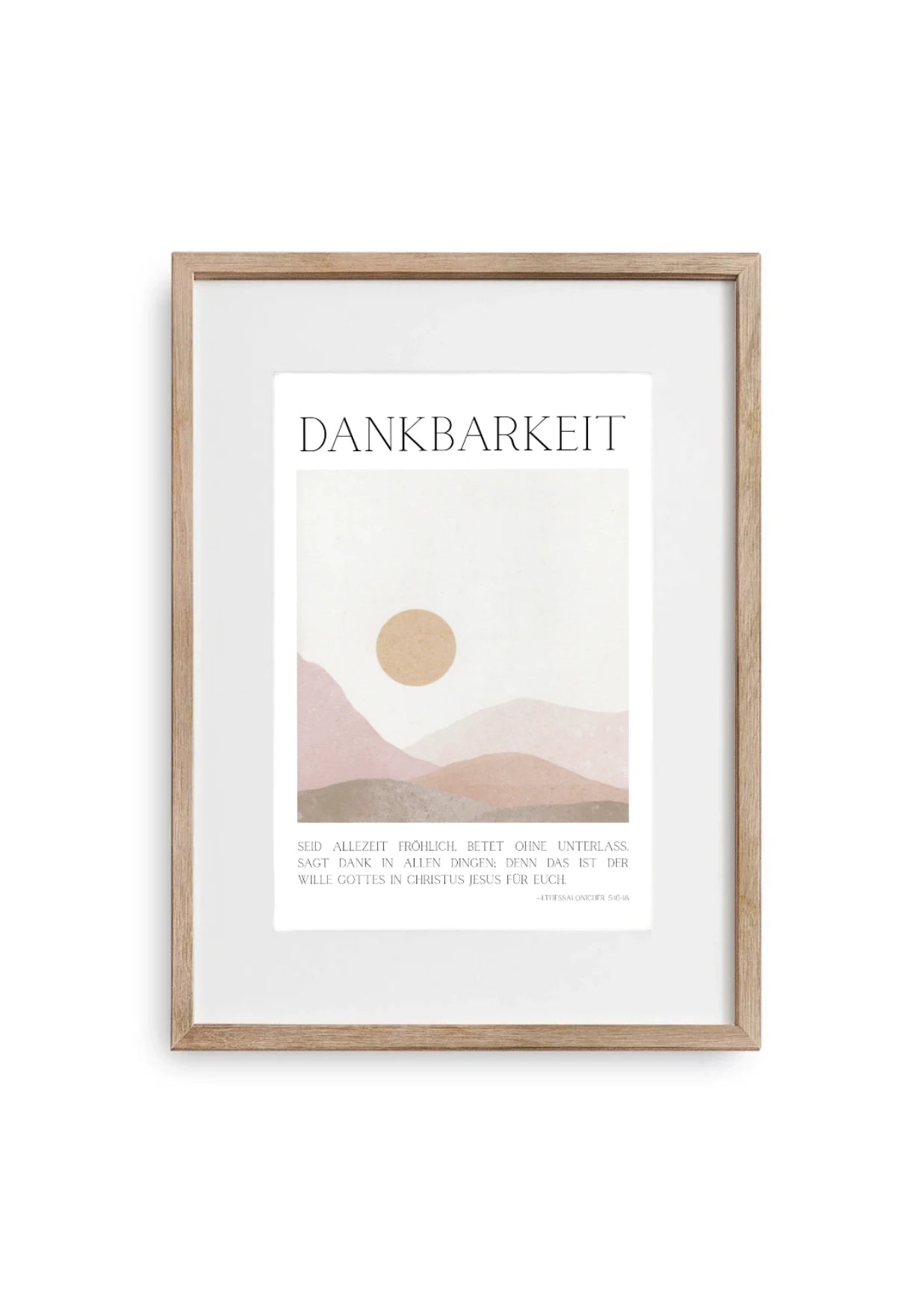 Poster christlich - Sonnenschein