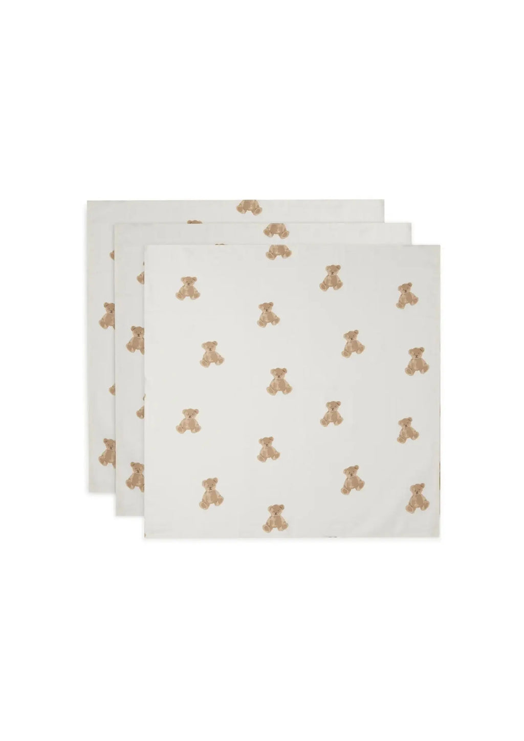 Spucktuch / Mulltuch 70×70 - Teddy Bear