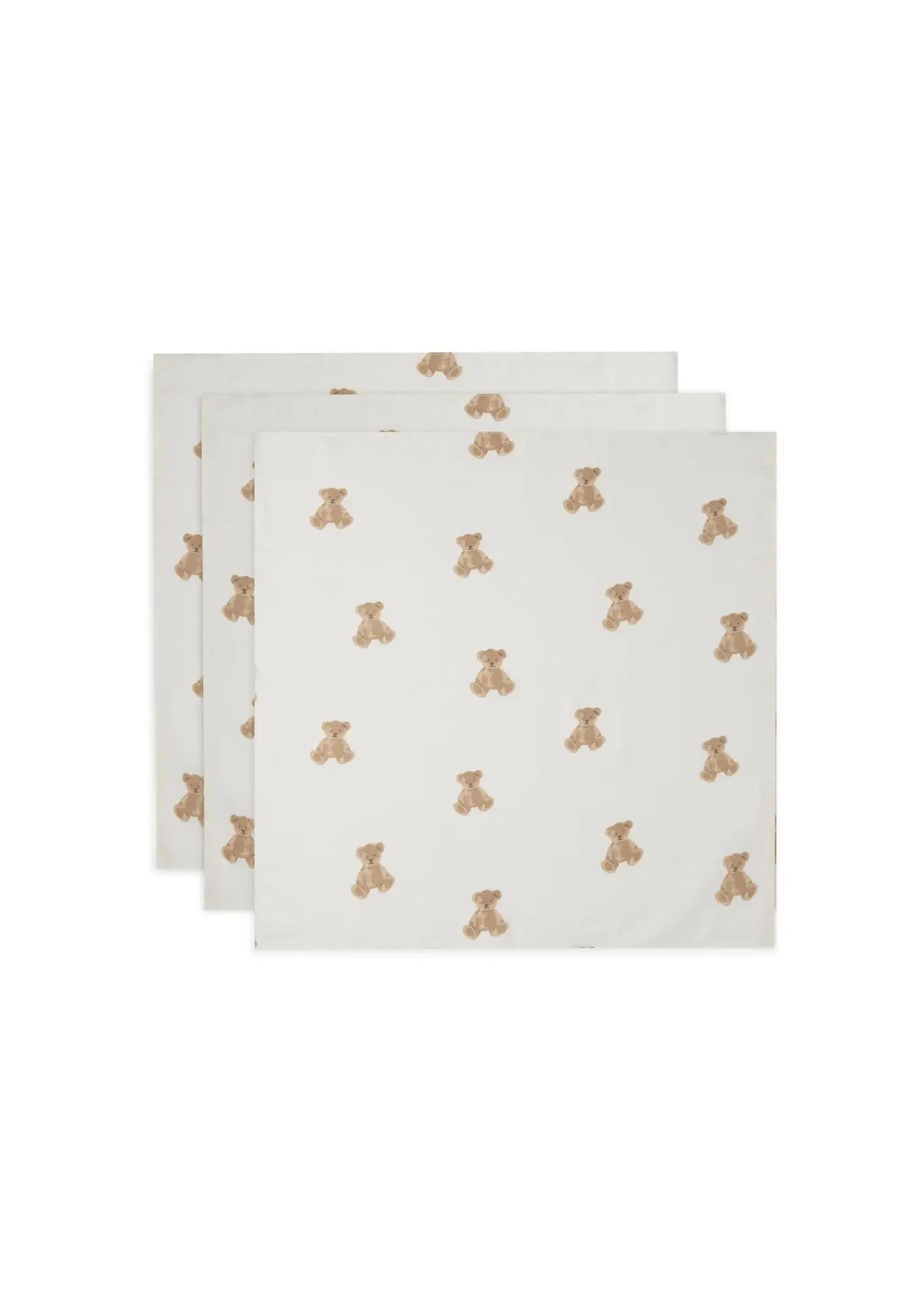 Spucktuch / Mulltuch 70×70 - Teddy Bear