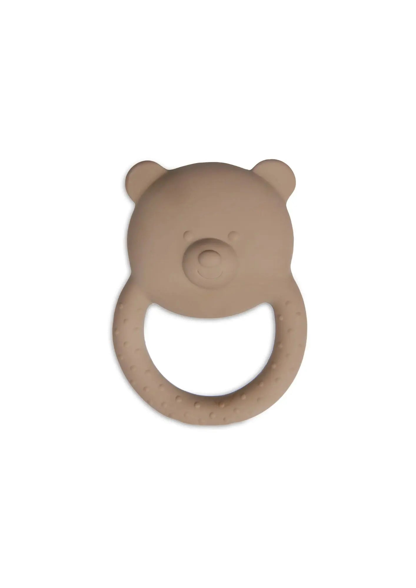 Beißring Naturkautschuk Teddy Bear - Biscuit