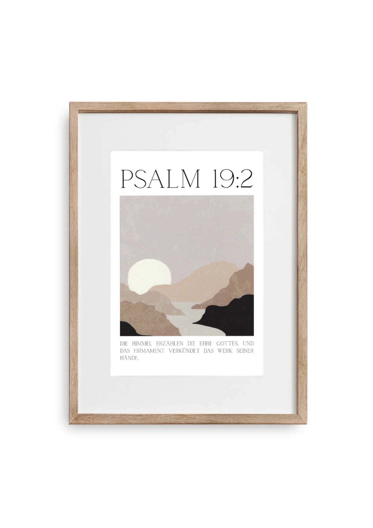 Poster christlich - Sonnenuntergang