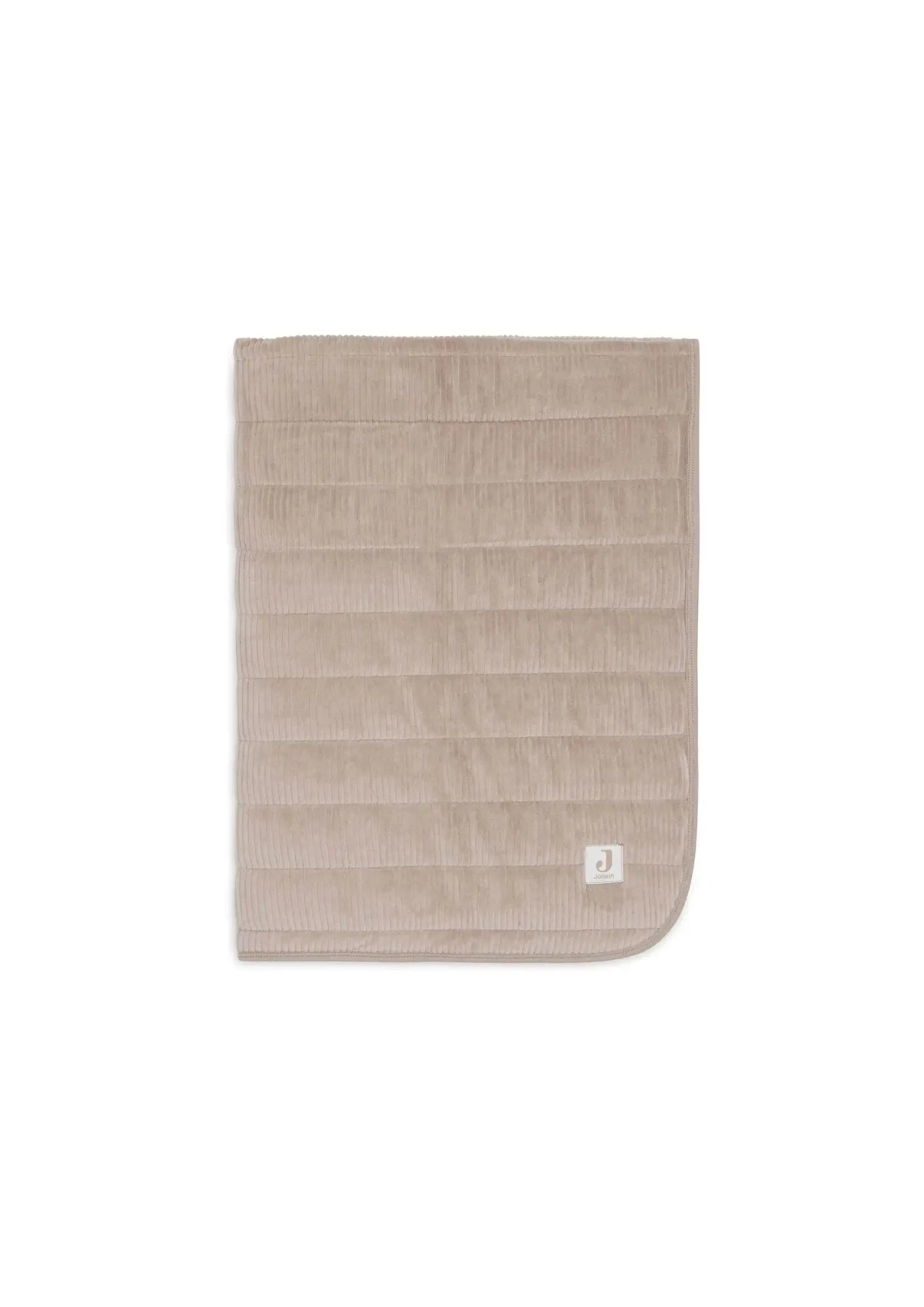 Decke Wiege 75x100cm Velvet Rib - Milky Coffee