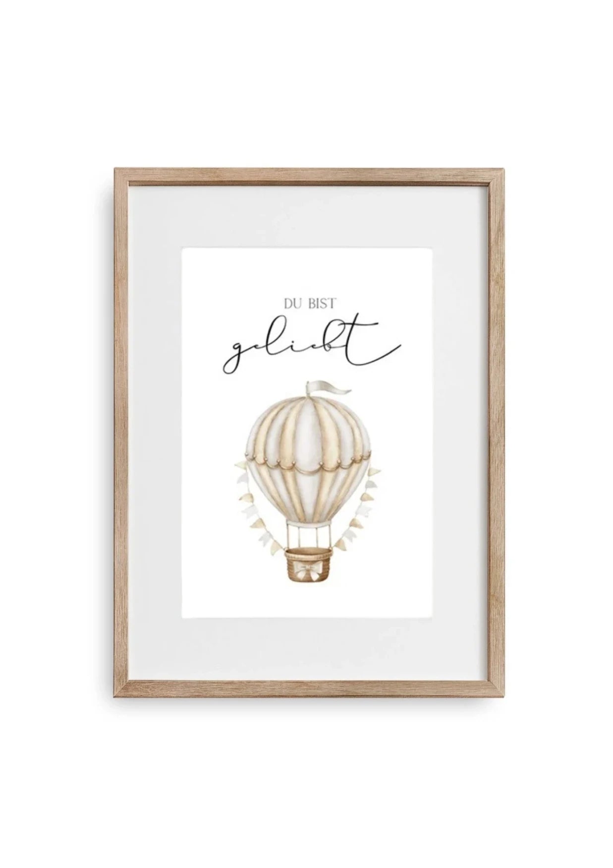 Poster - Heißluftballon