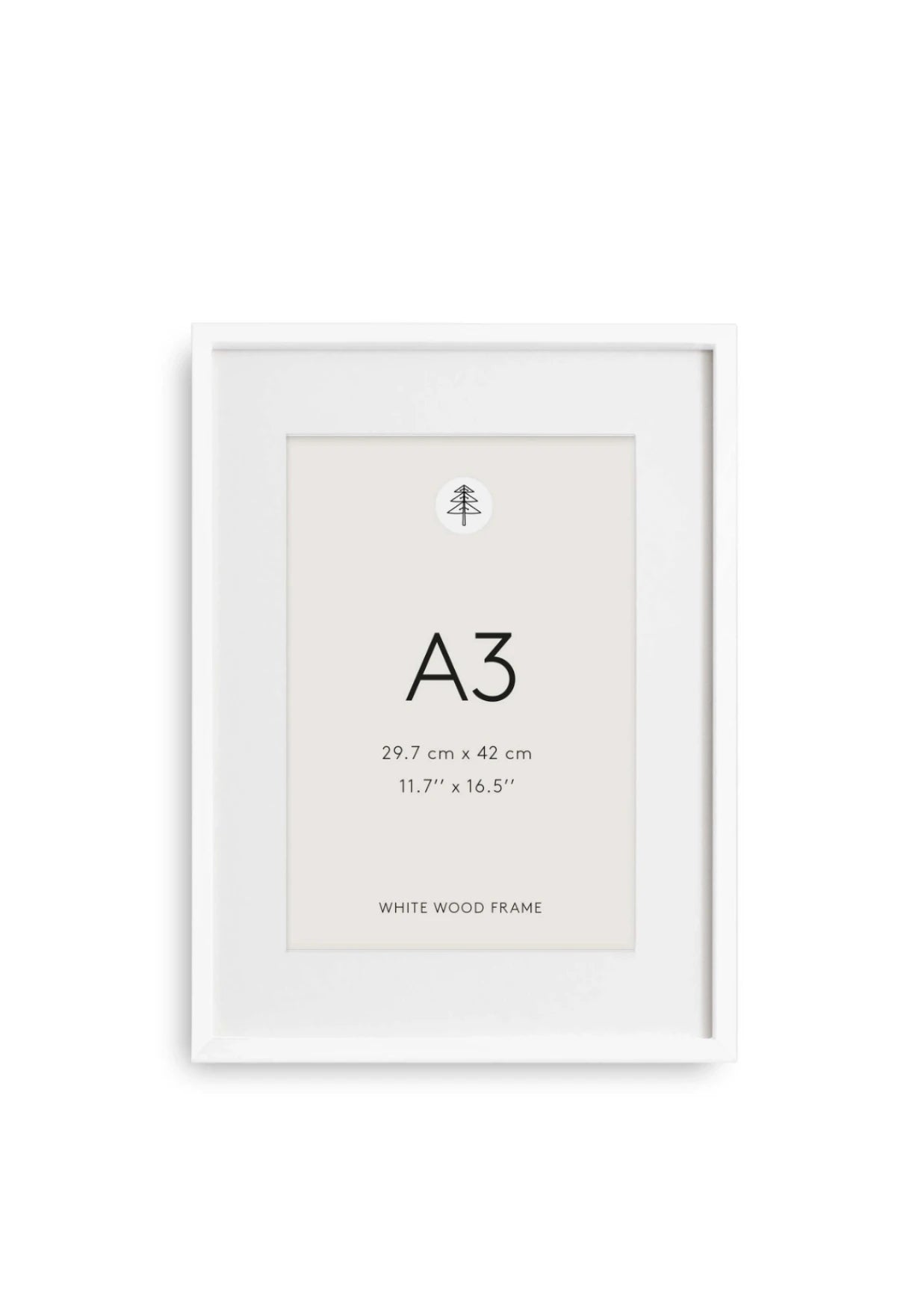 Bilderrahmen A3 - Weiß