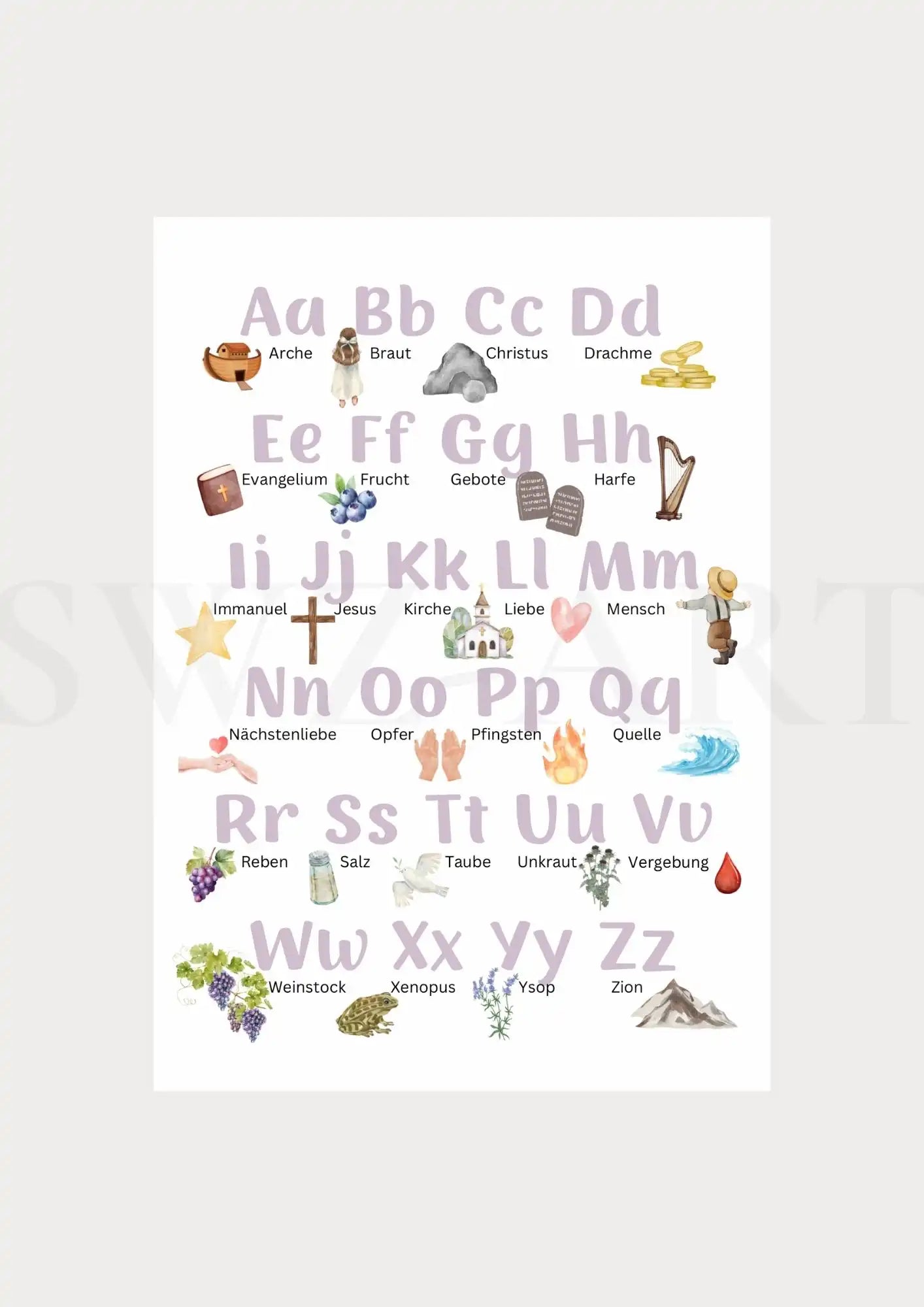 Kinderposter - ABC