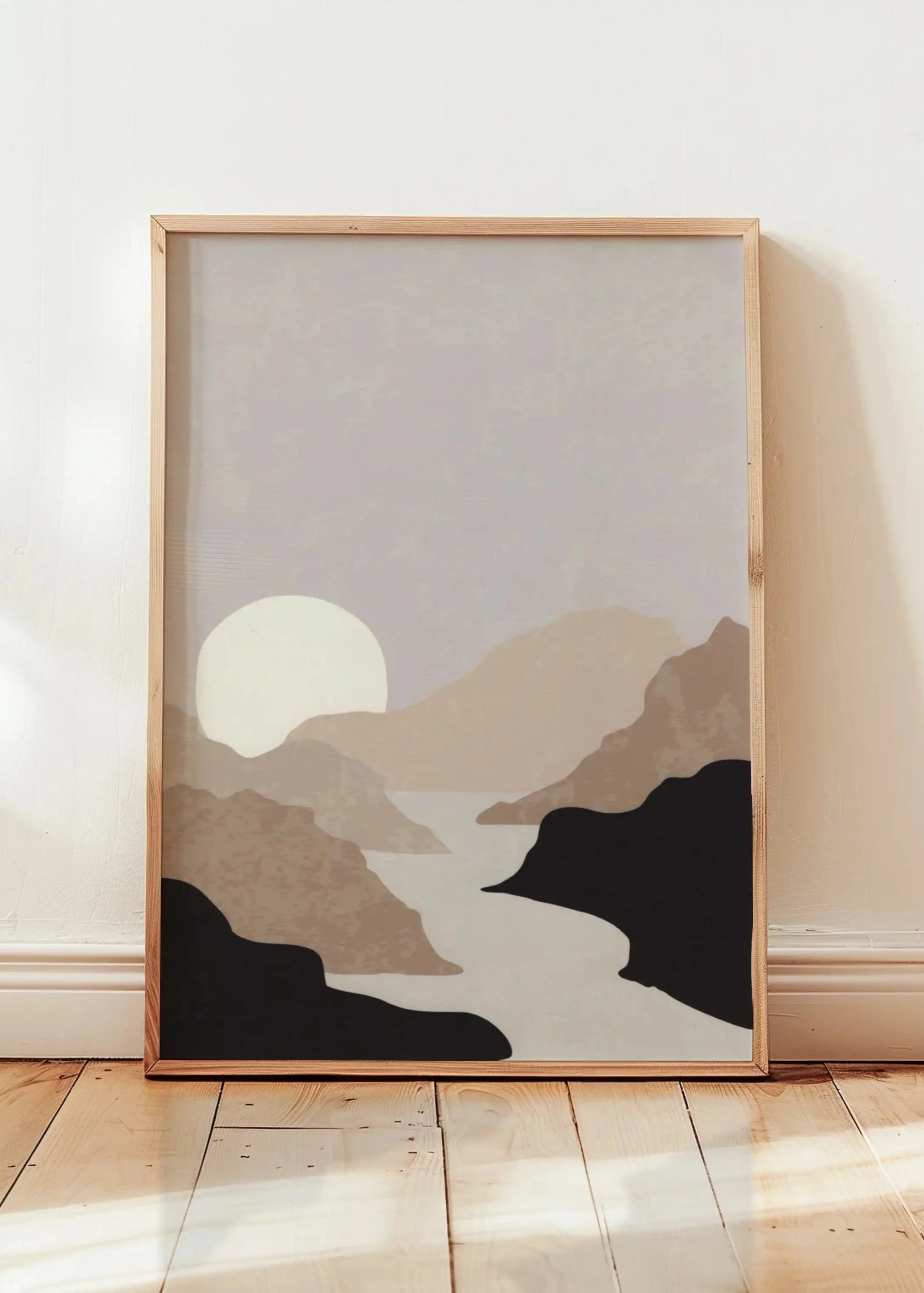 Poster Landschaft - Sonnenuntergang