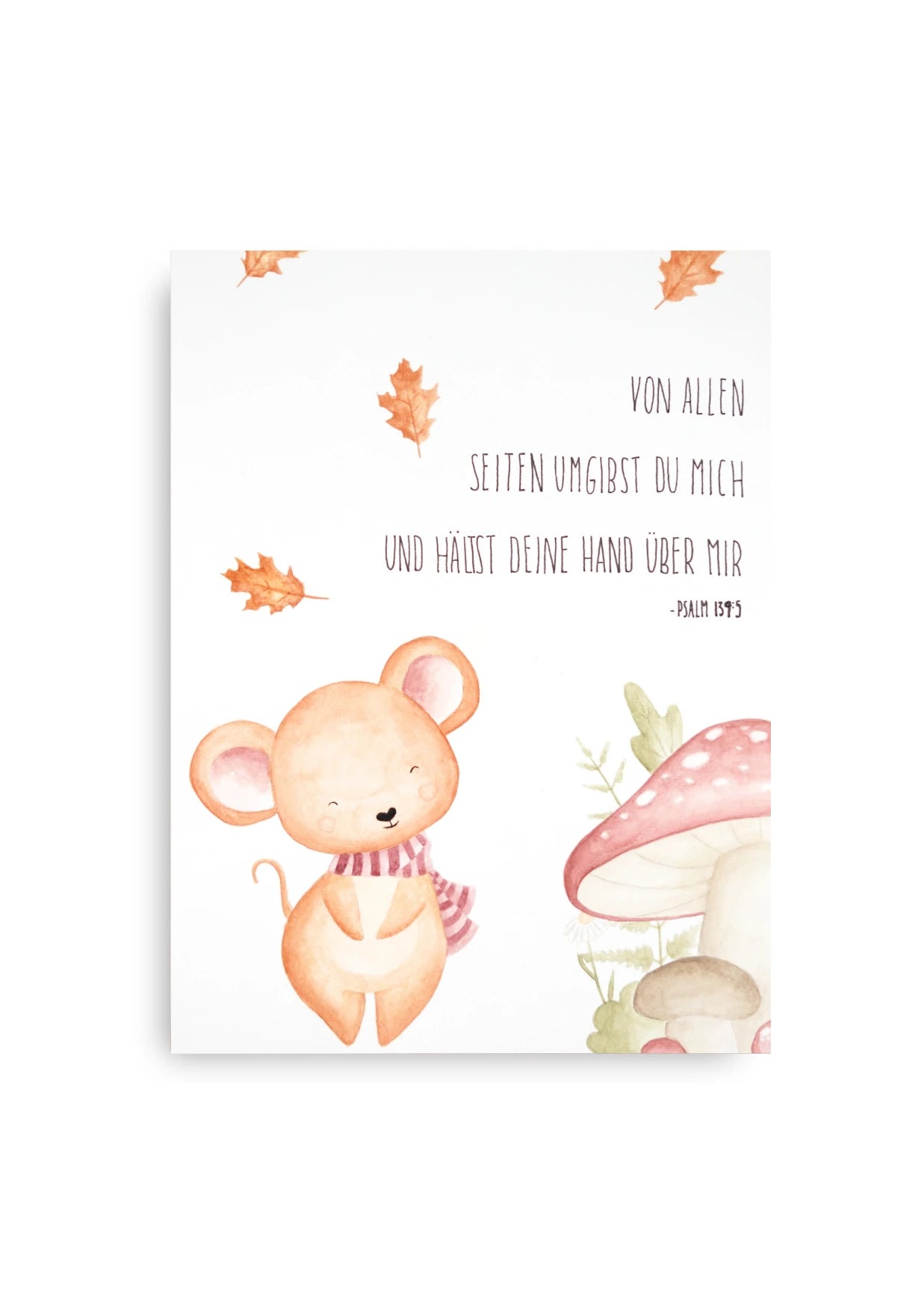 Aquarellbild - Die kleine Maus