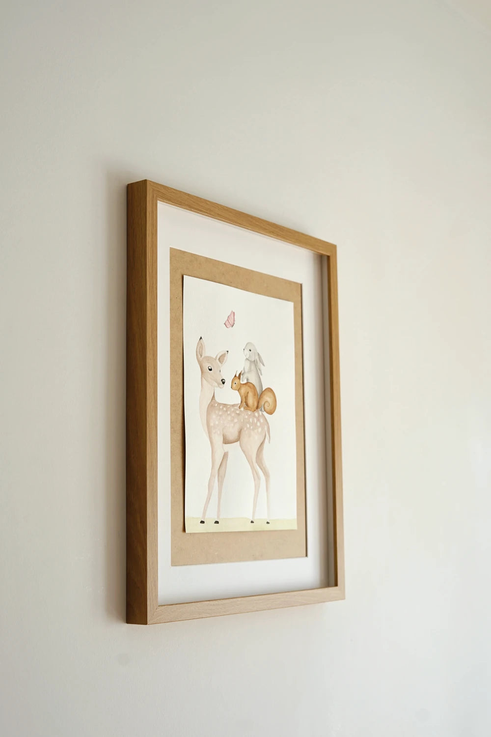 Aquarellbild - Die süßen Vier