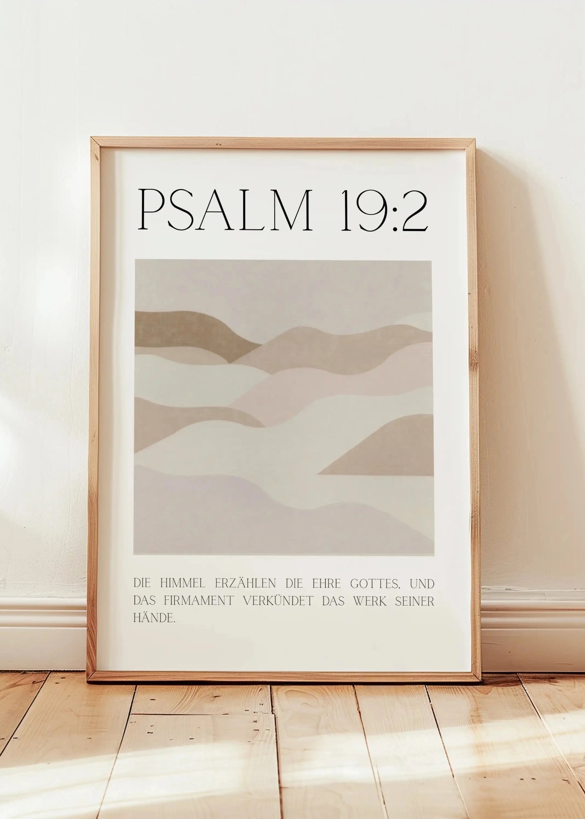 Poster christlich - Abstrakt Berge