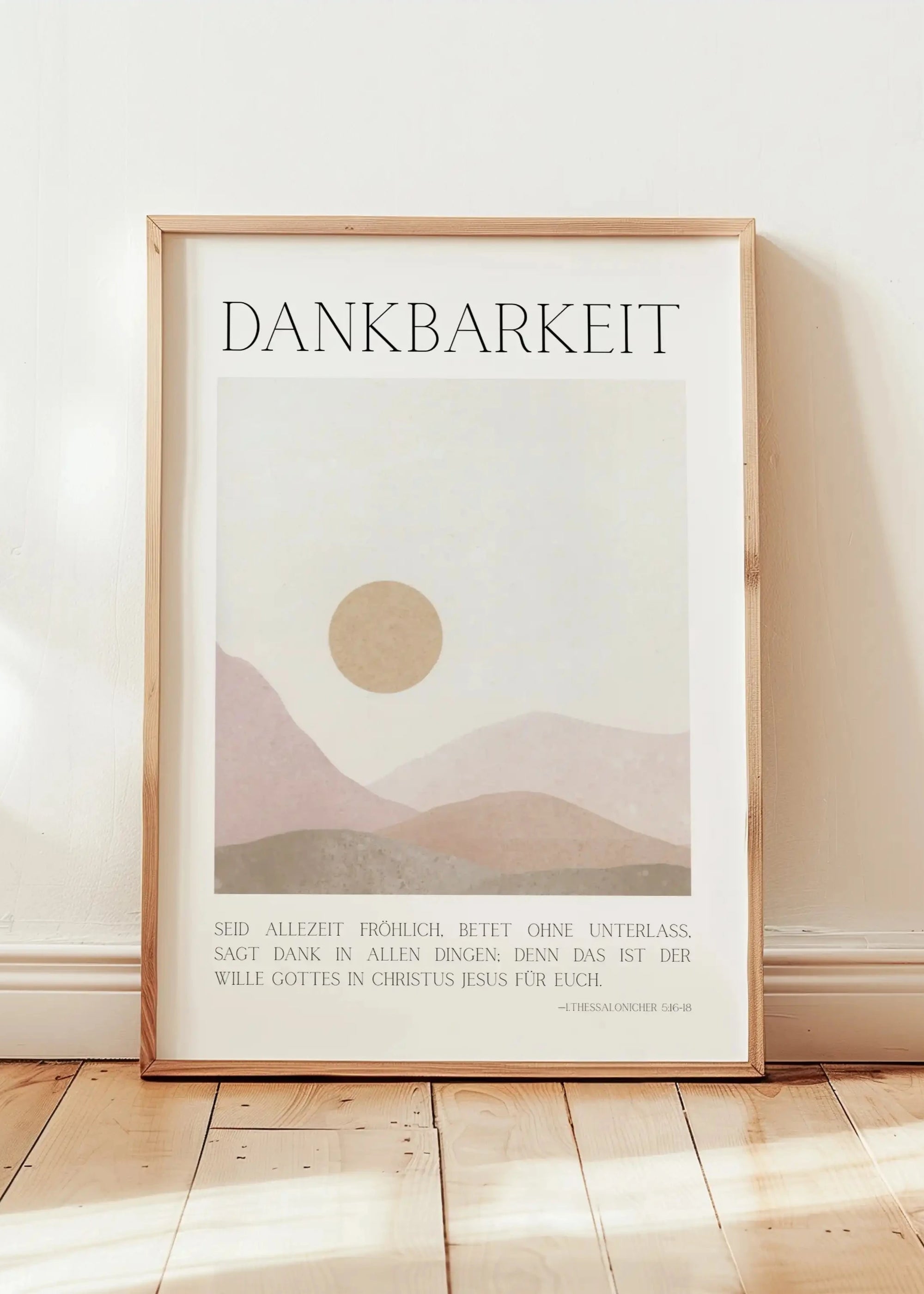 Poster christlich - Sonnenschein