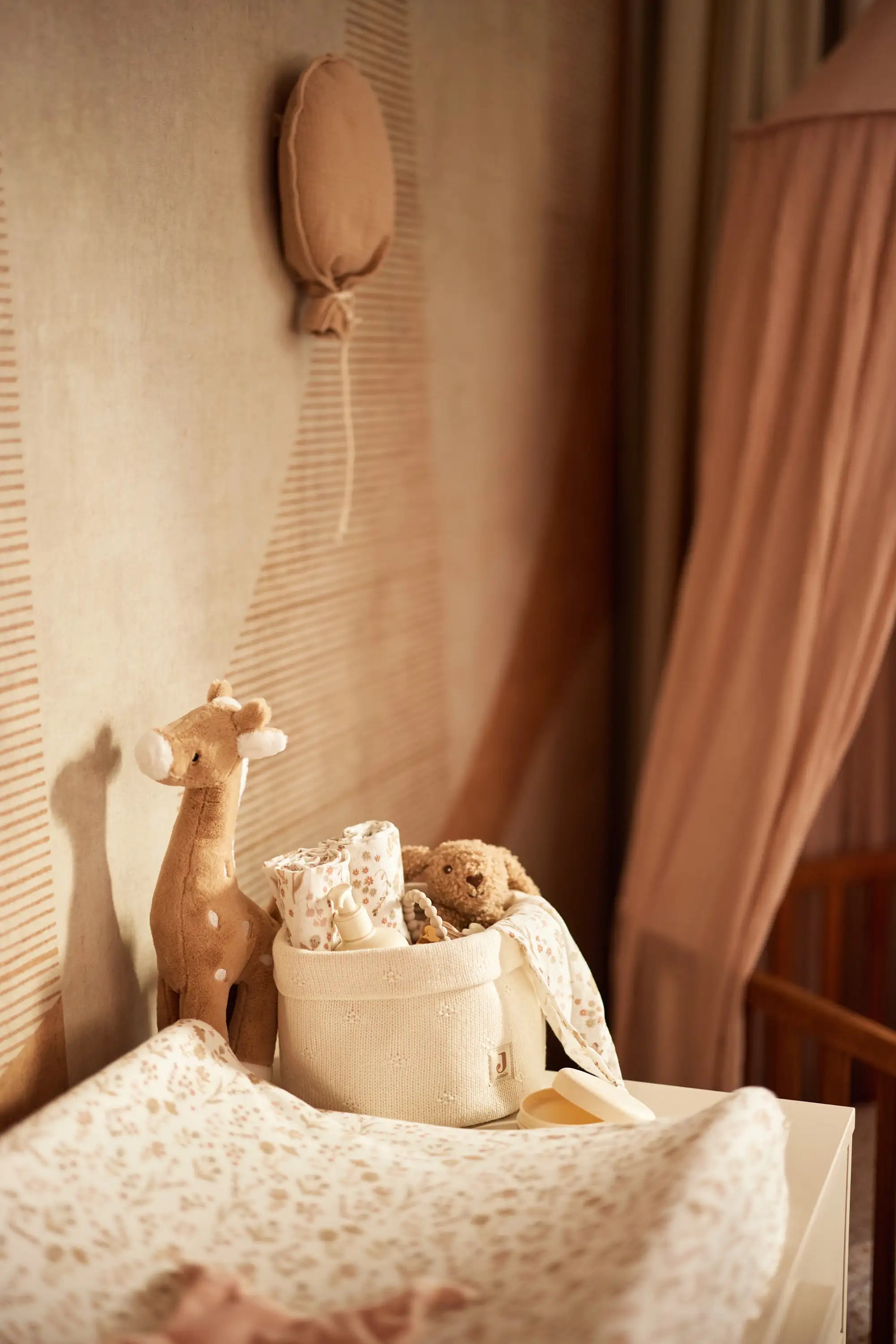 Spucktuch / Mulltuch 70×70 - Bloomy