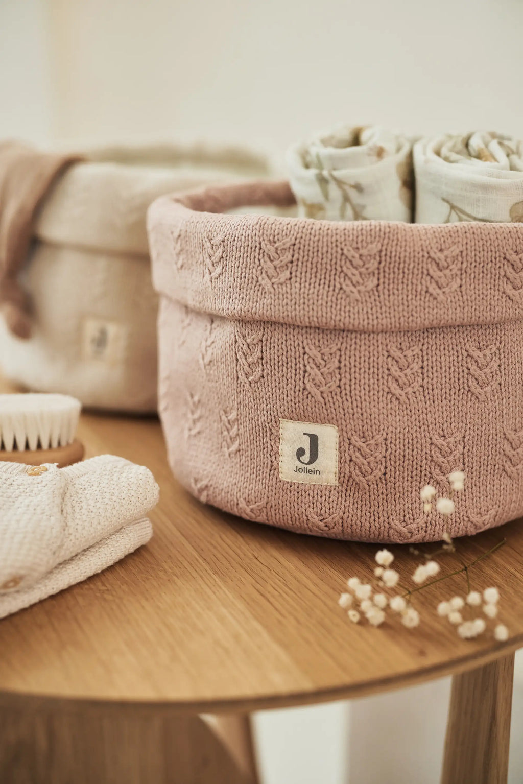 Pflegekörbchen Grain Knit - Wild Rose