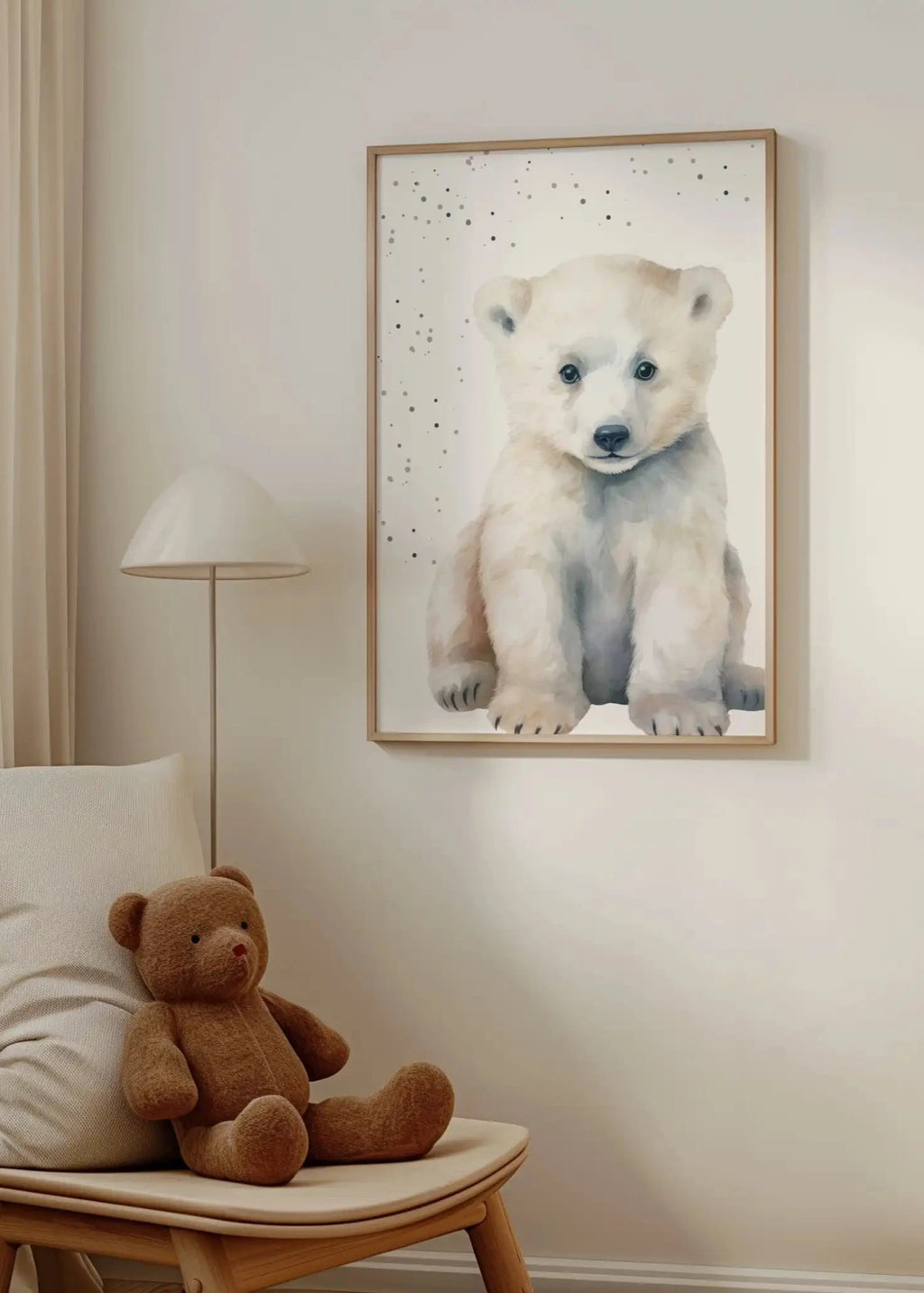Tierposter - Der große Eisbär