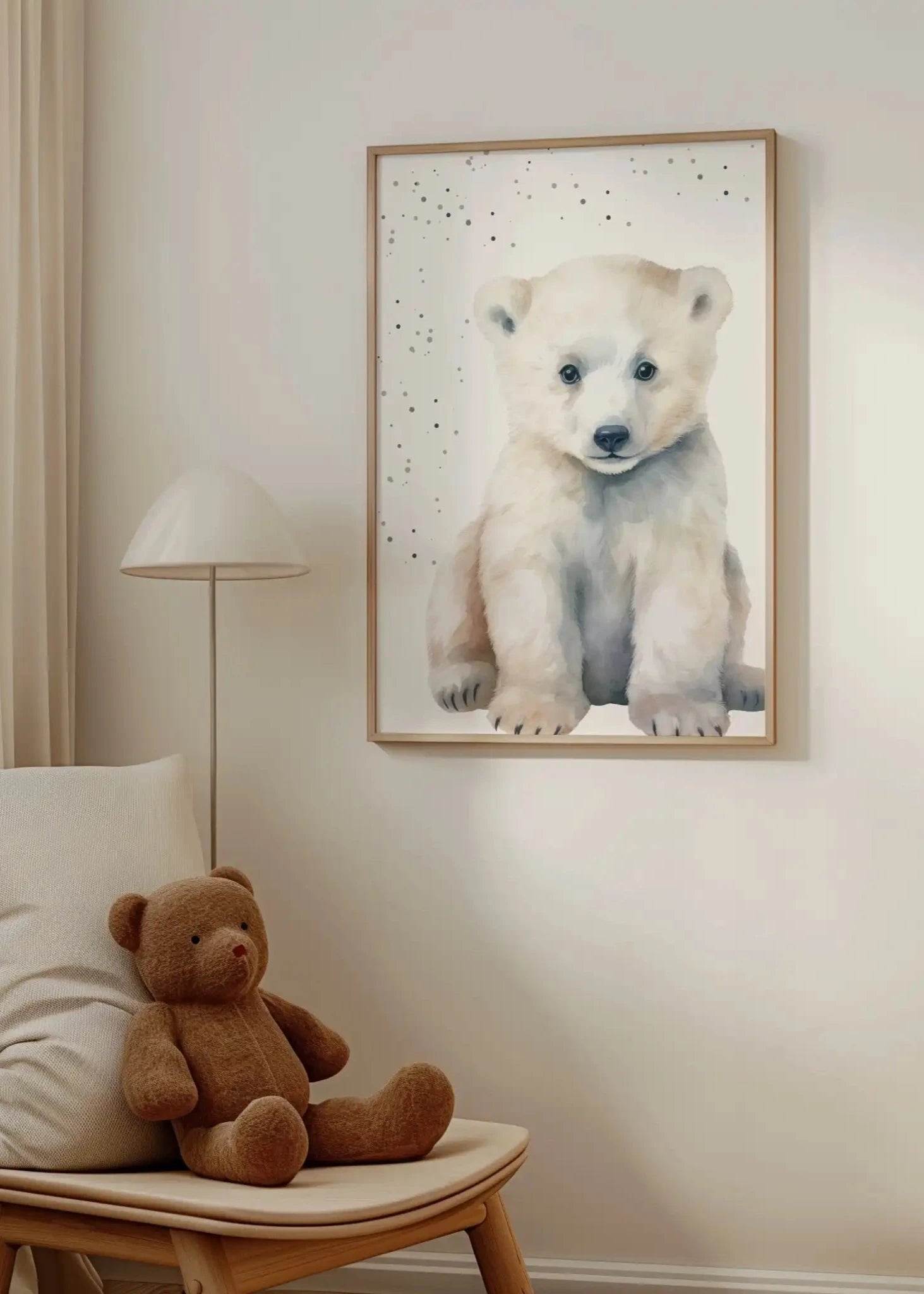 Tierposter - Der große Eisbär