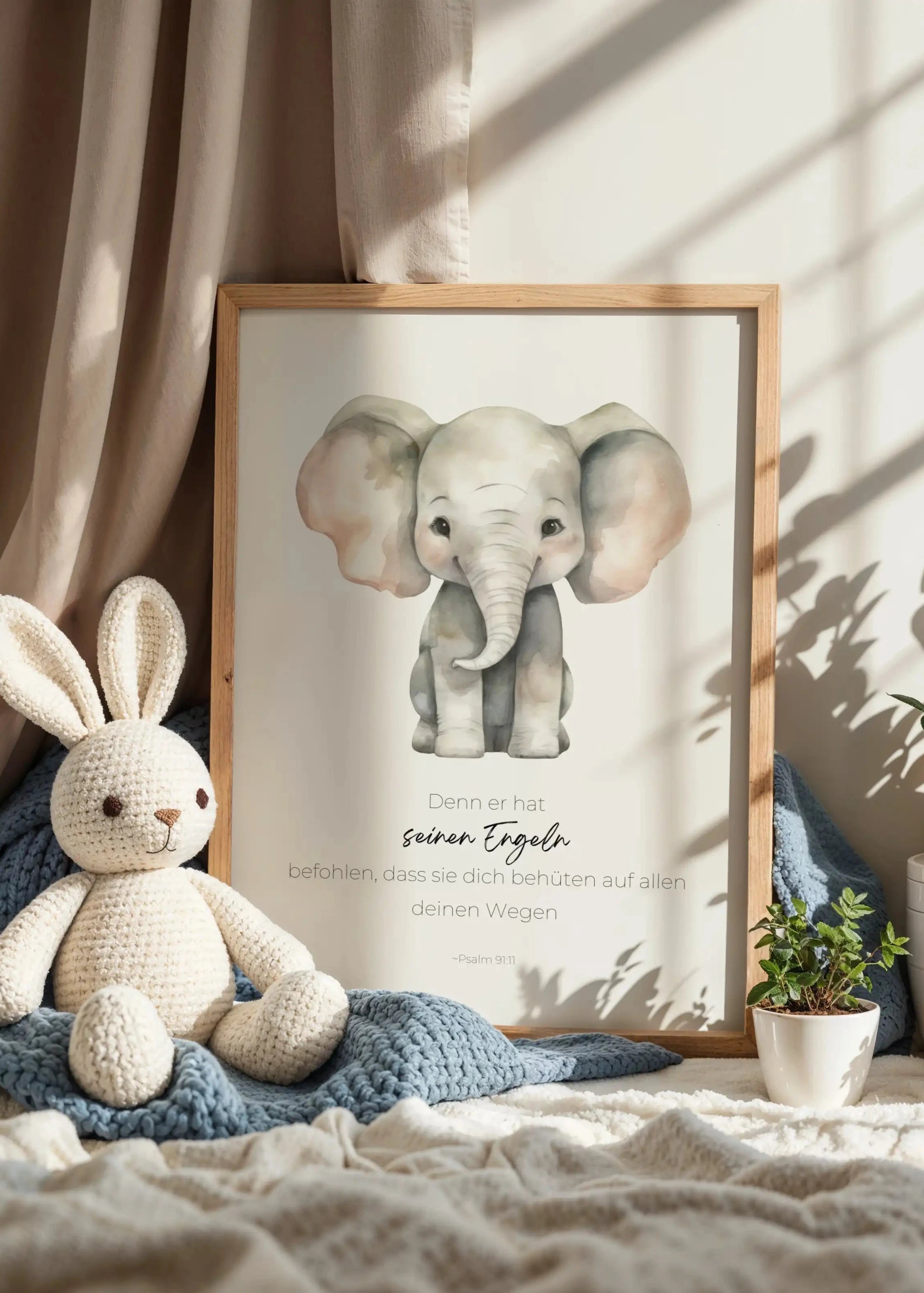 Tierposter - Elefant