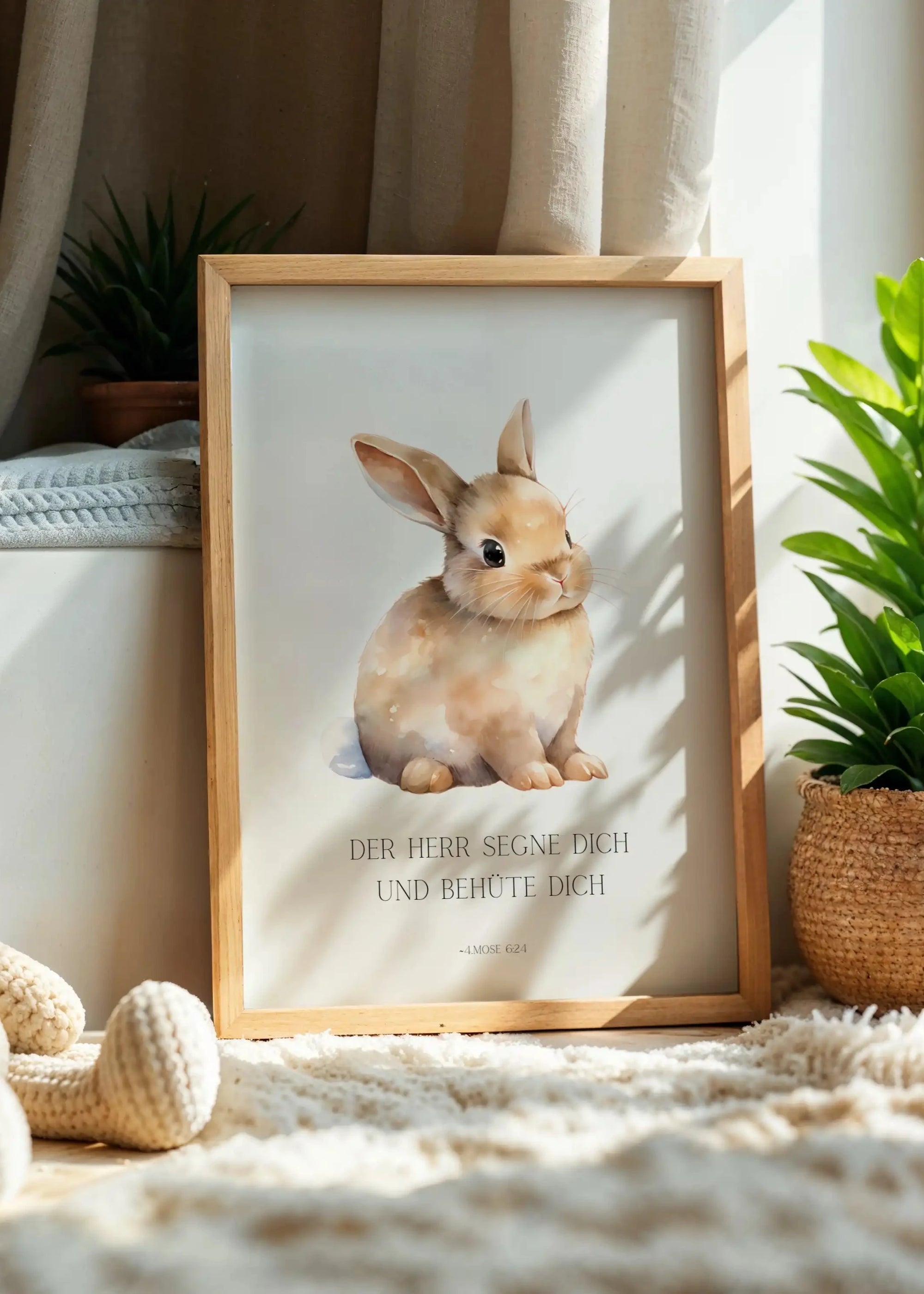Tierposter - Hase