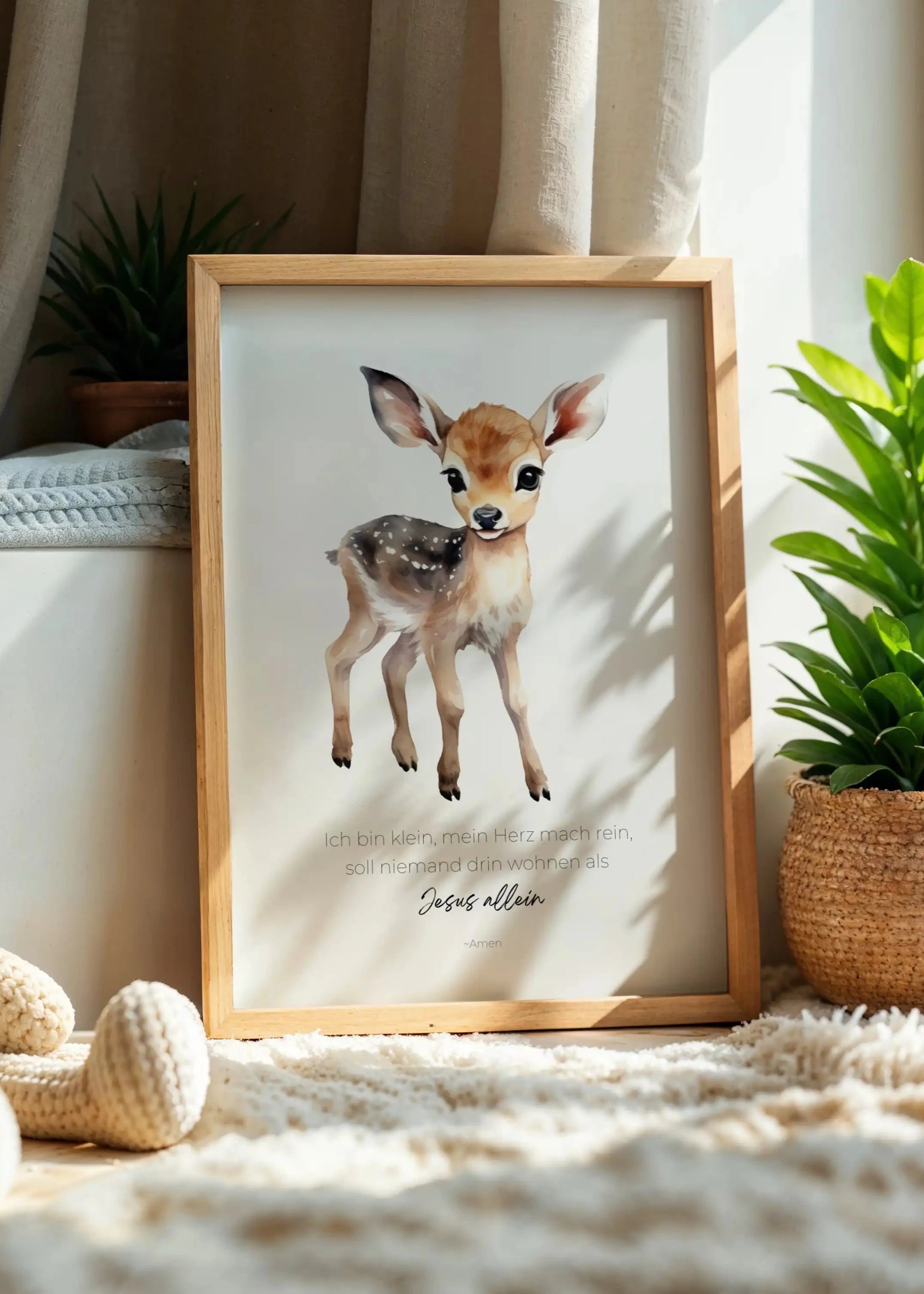 Tierposter - Reh
