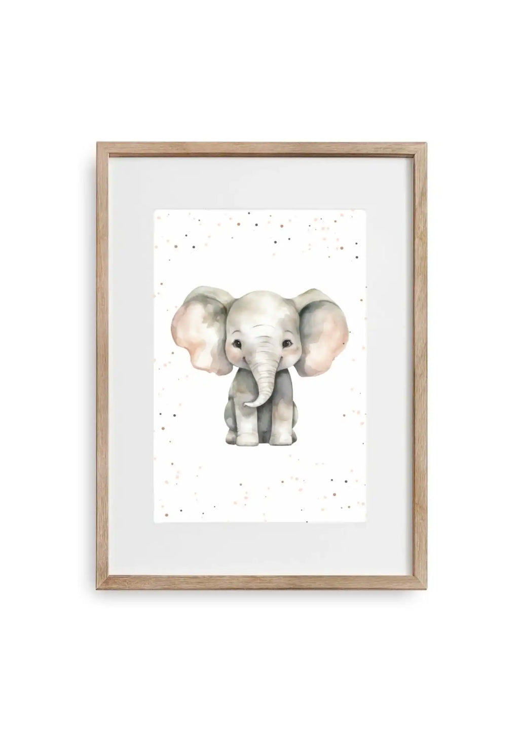 Tierposter - der kleine süße Elefant