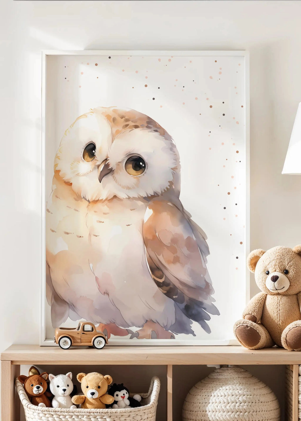 Tierposter - Die große Eule