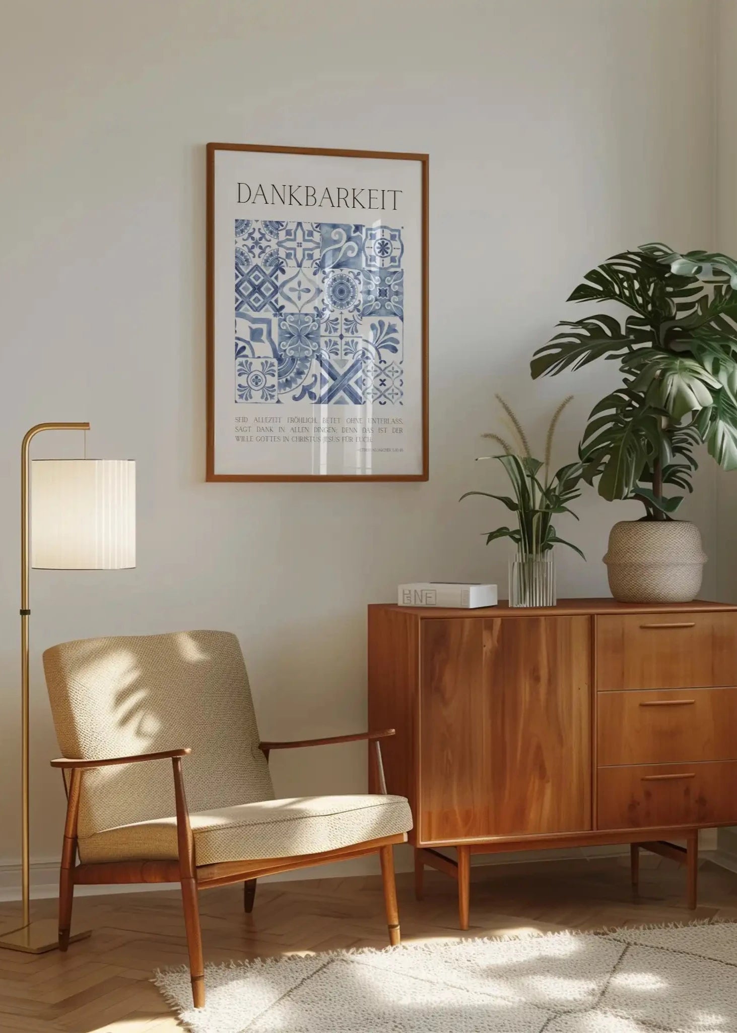 Poster - Mediterran Blau