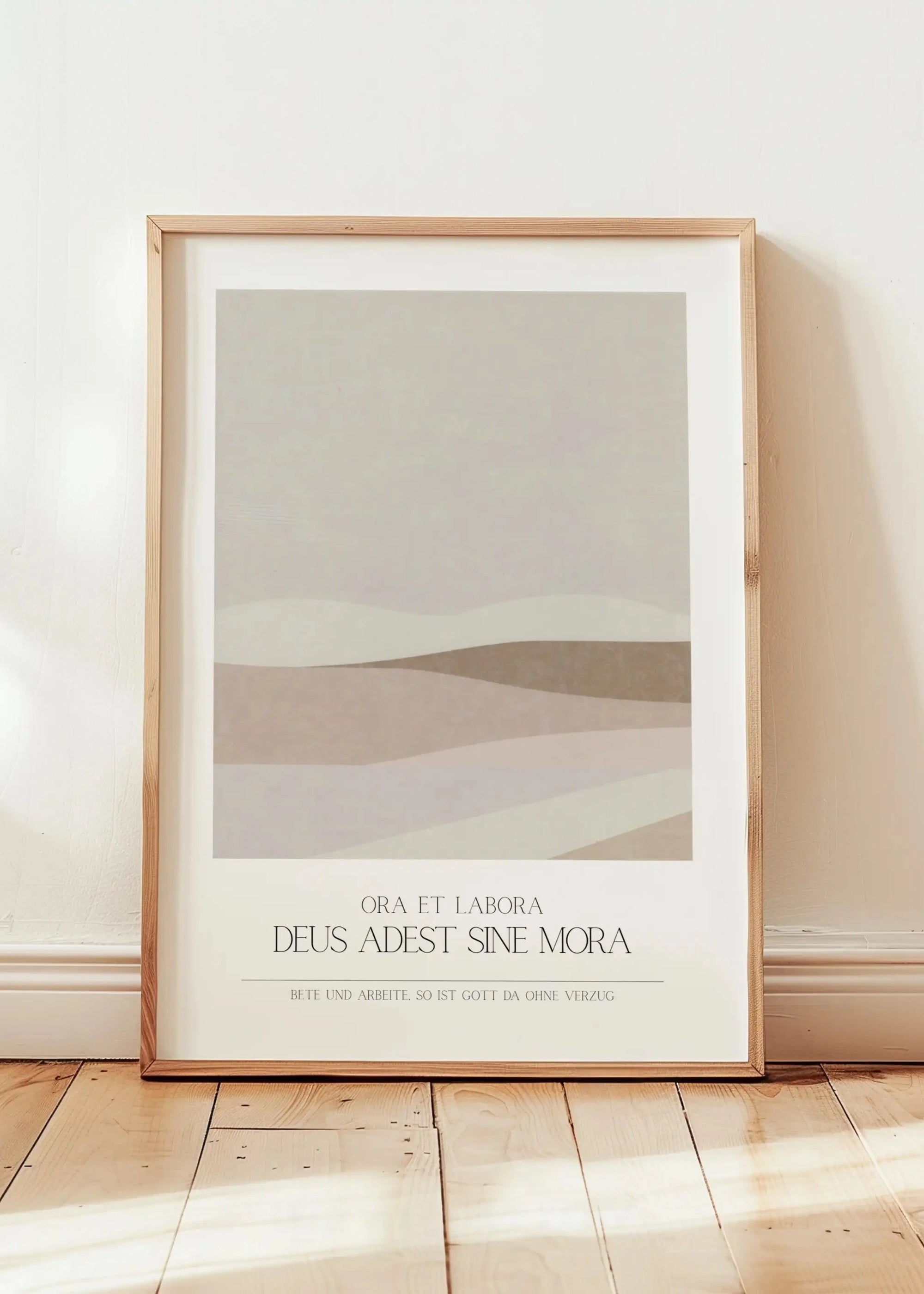 Poster christlich - Abstrakt Landschaft