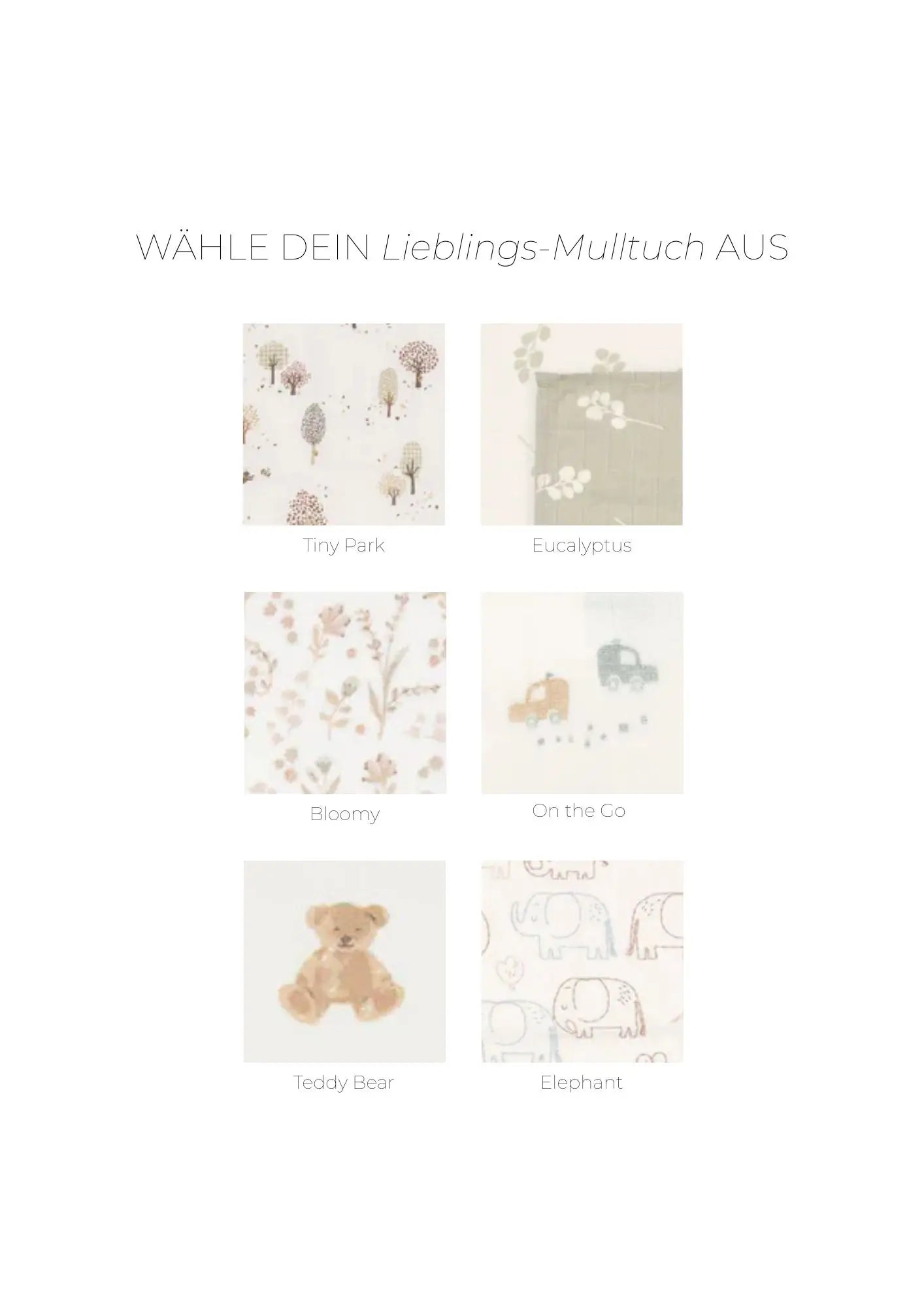 Geschenkbox - Little Essentials - verschiedene Designs