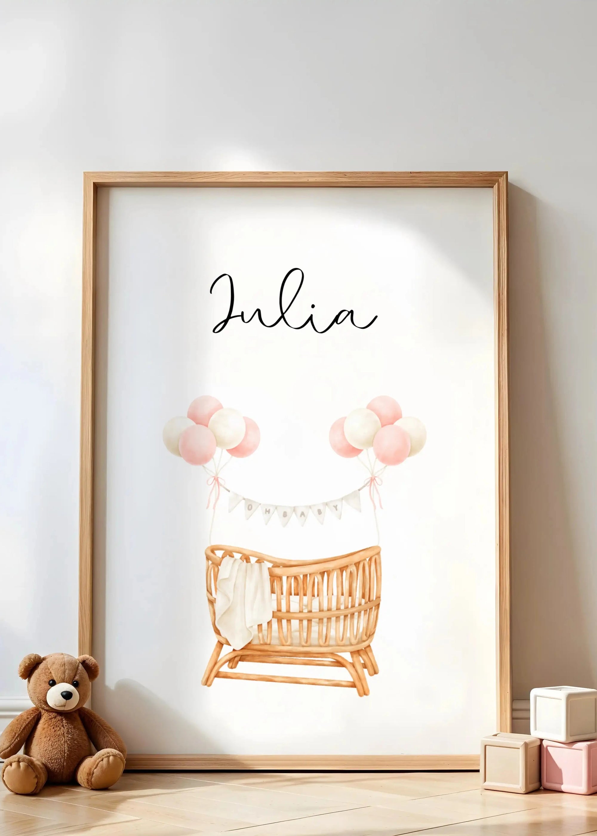 Personalisierte Poster - Kinderbett