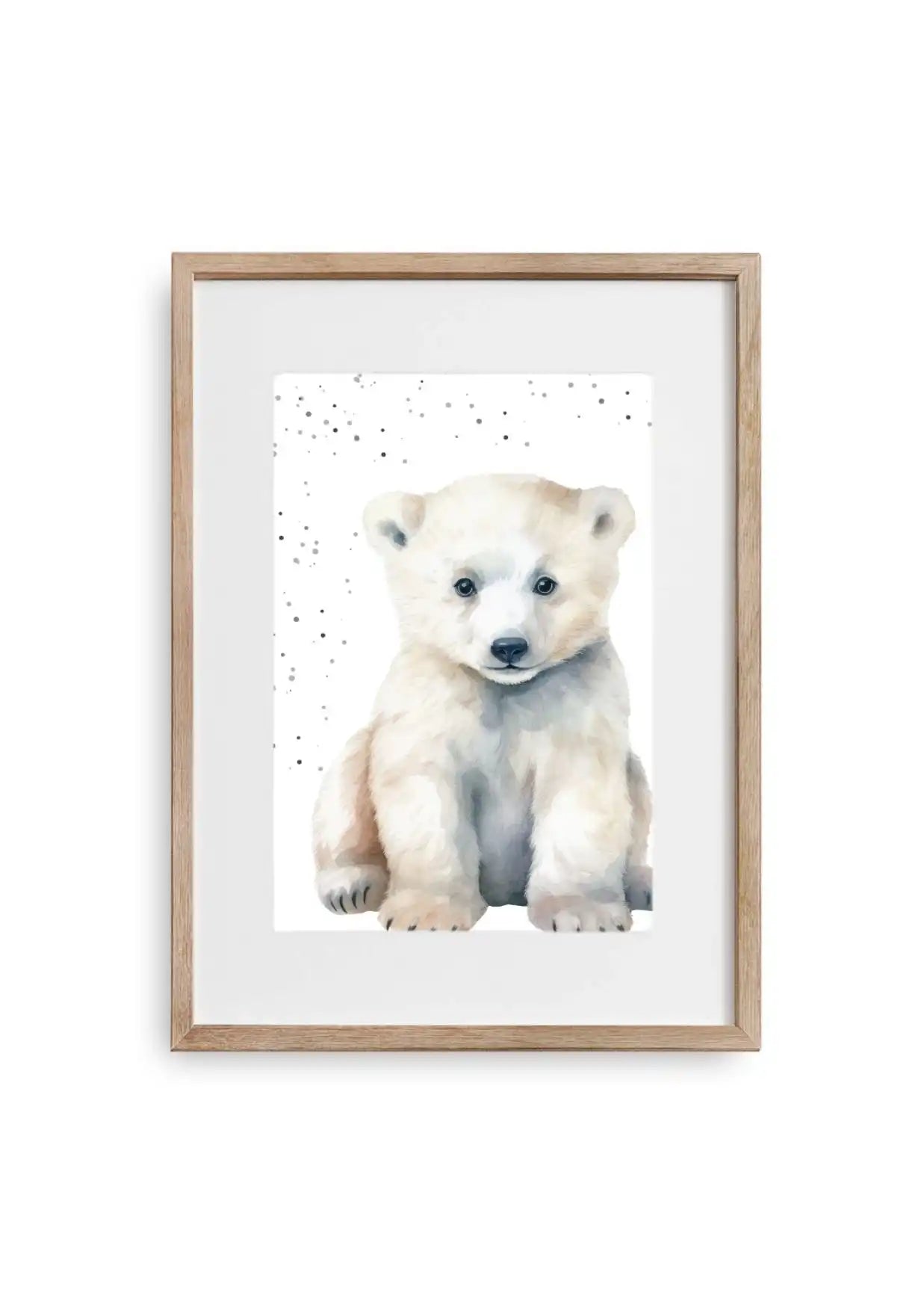Tierposter - Der große Eisbär