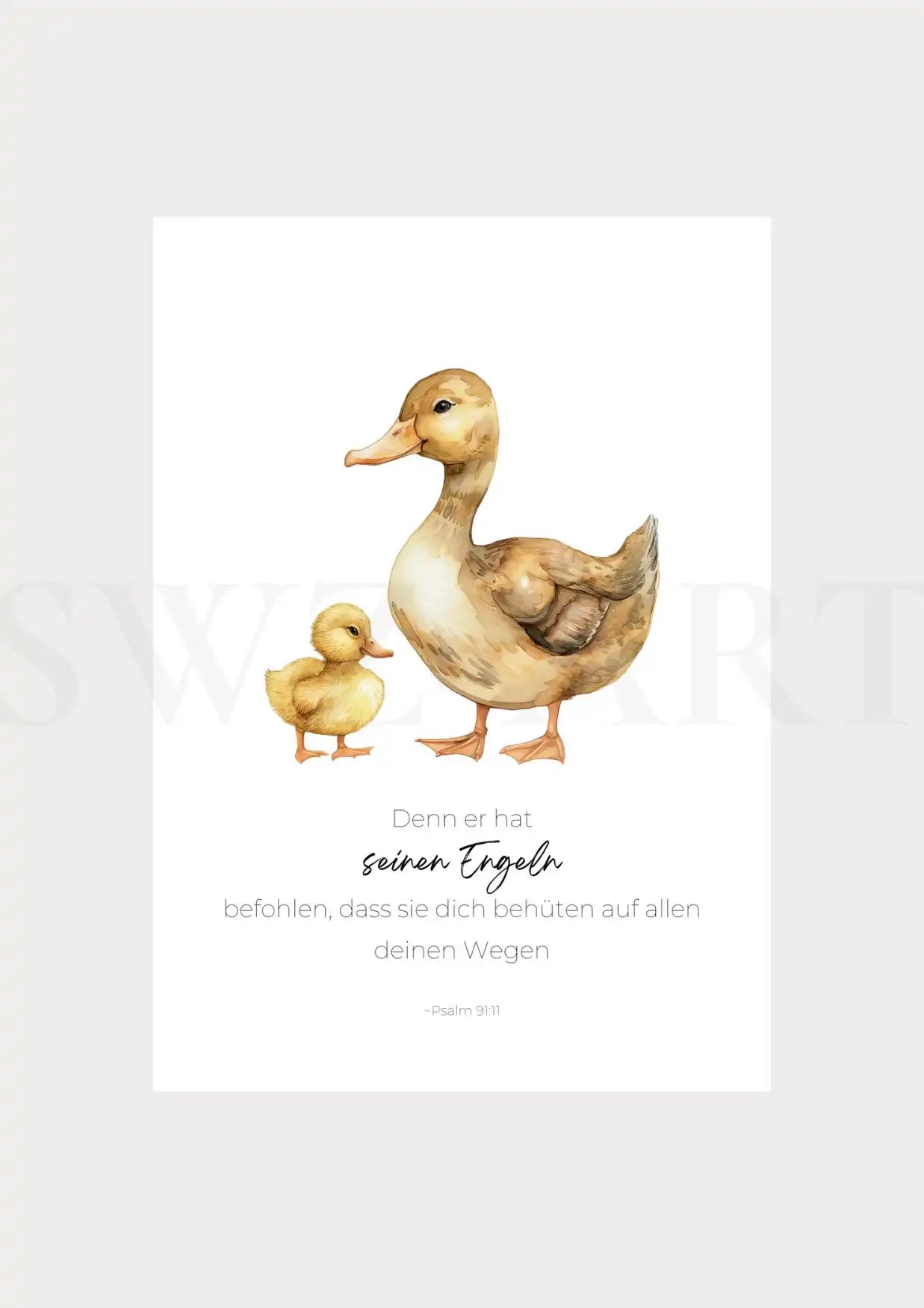 Tierposter - Enten