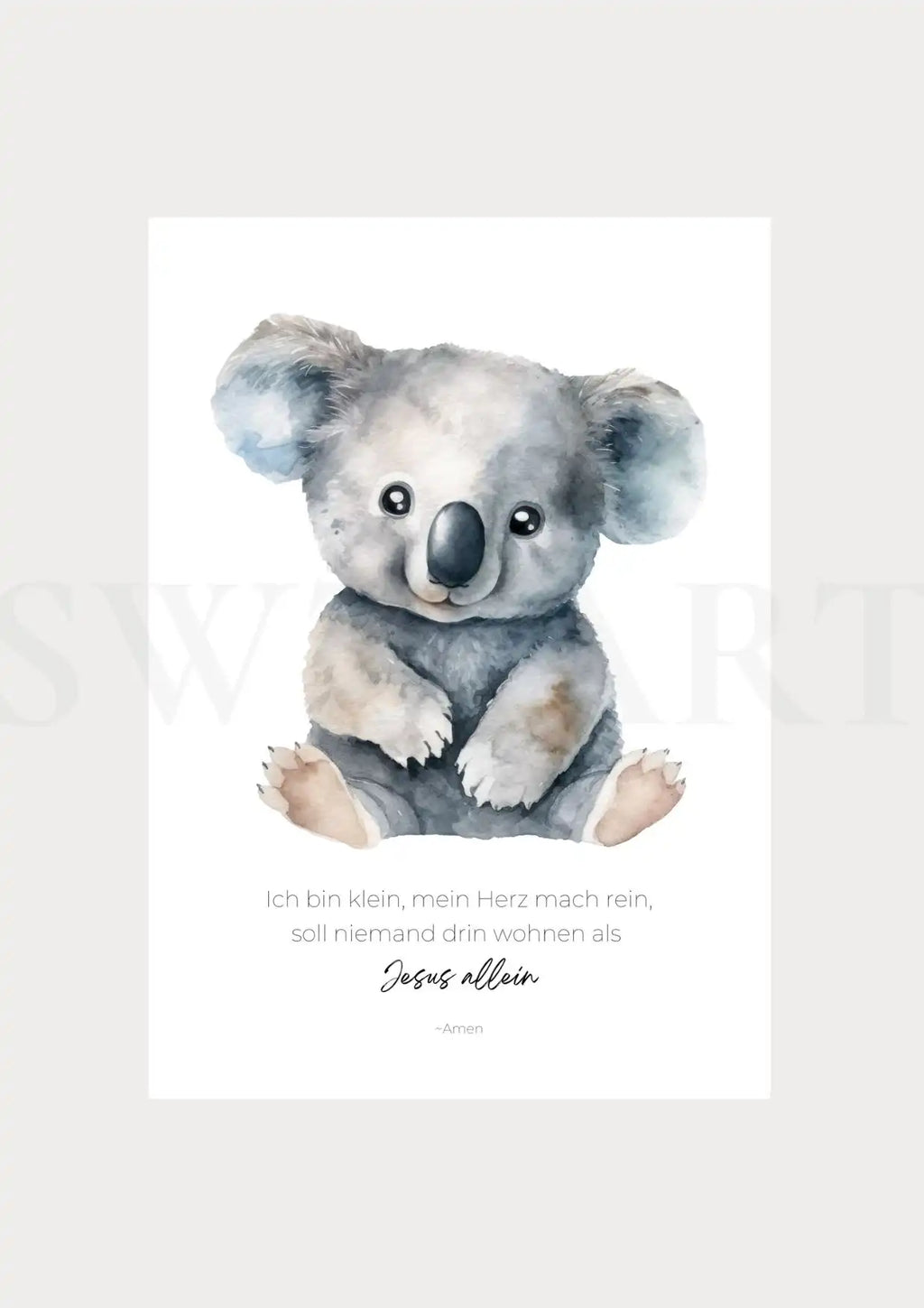 Tierposter - Koala