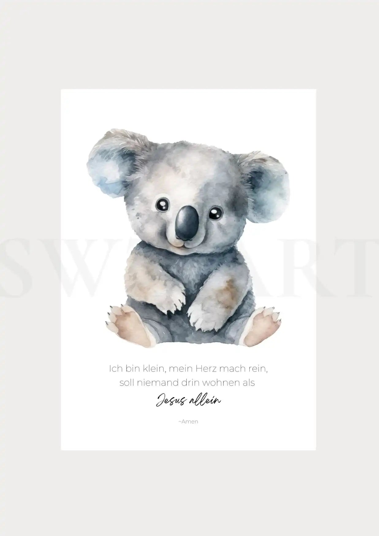 Tierposter - Koala