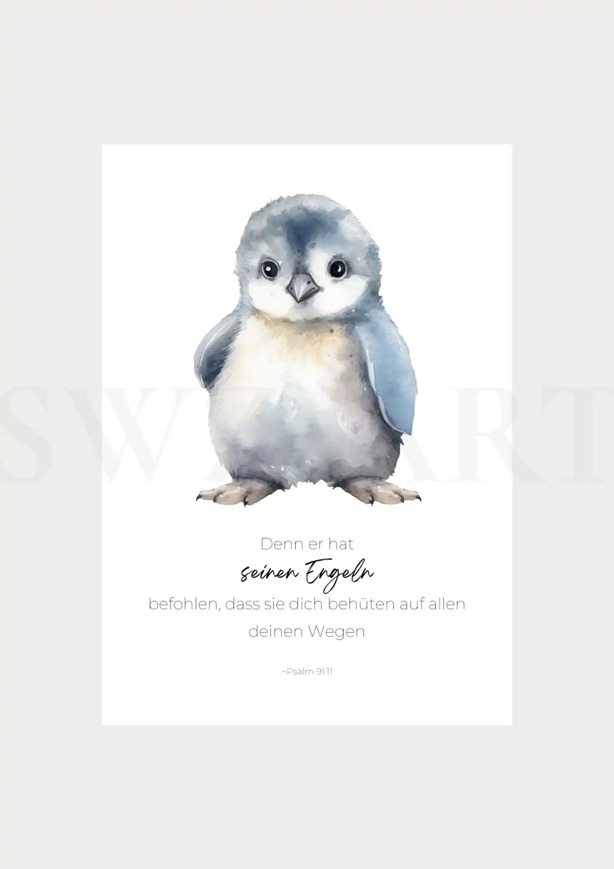 Tierposter - Pinguin