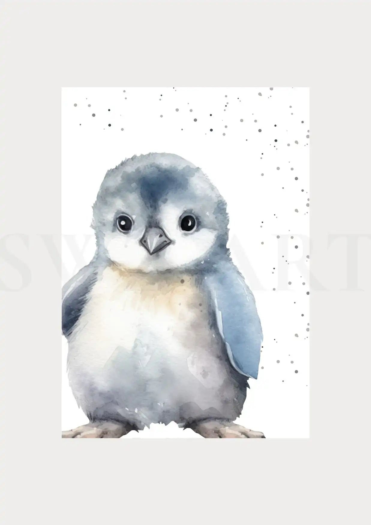 Tierposter - Der große Pinguin
