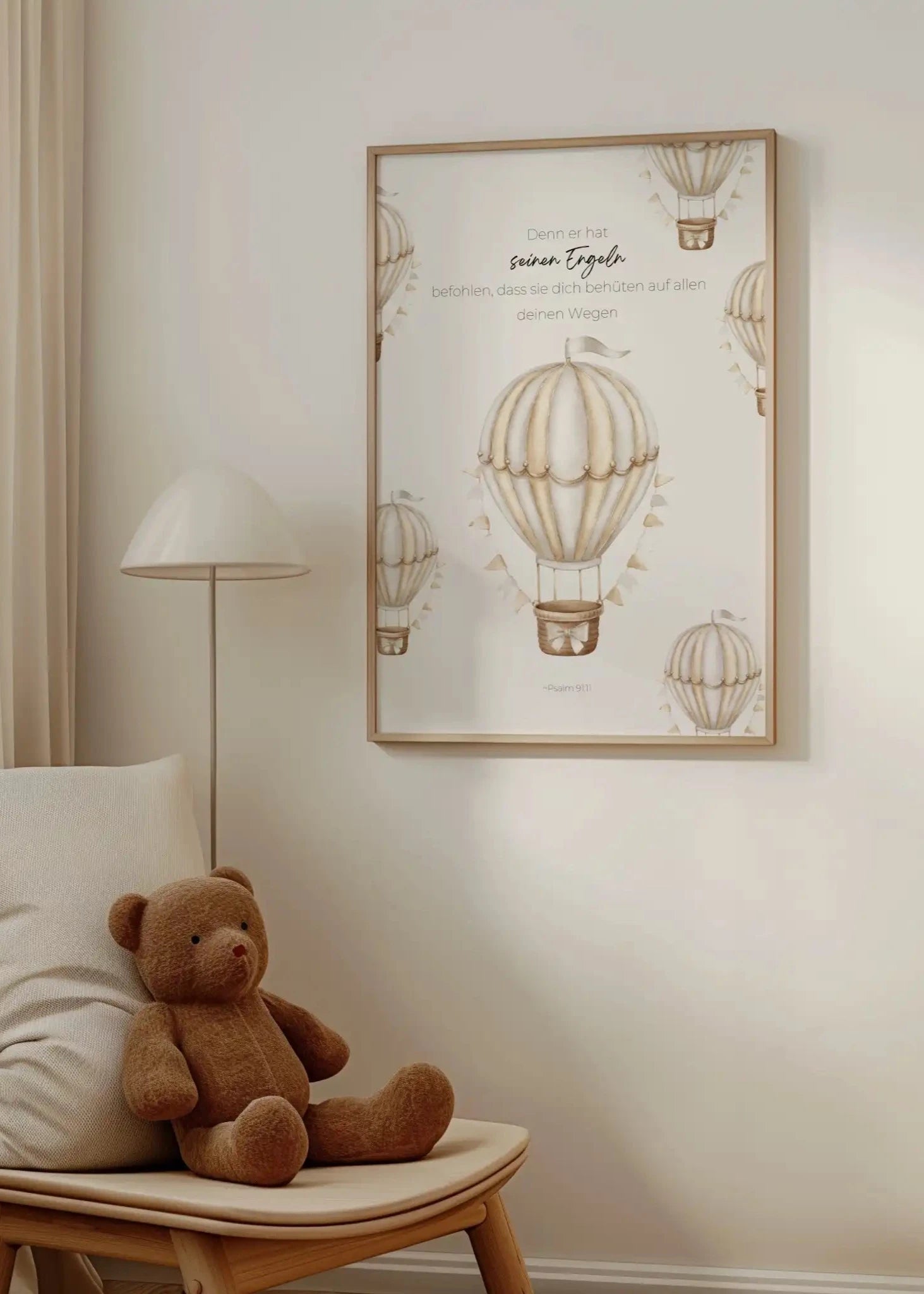 Christliche Poster - Heißluftballon