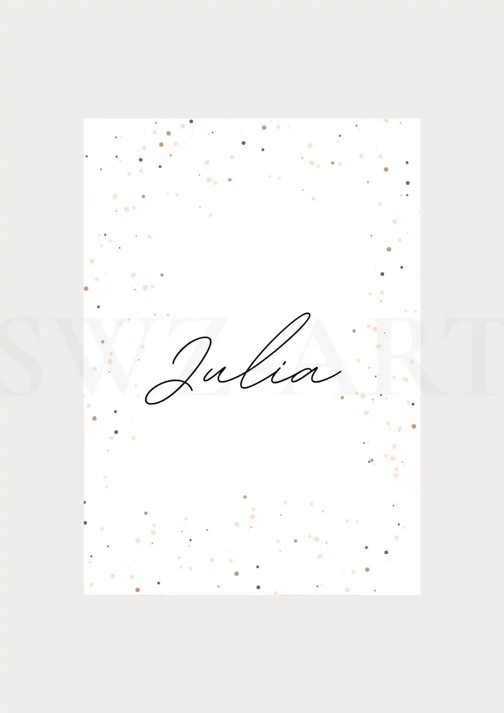 Textposter - Name Rosa
