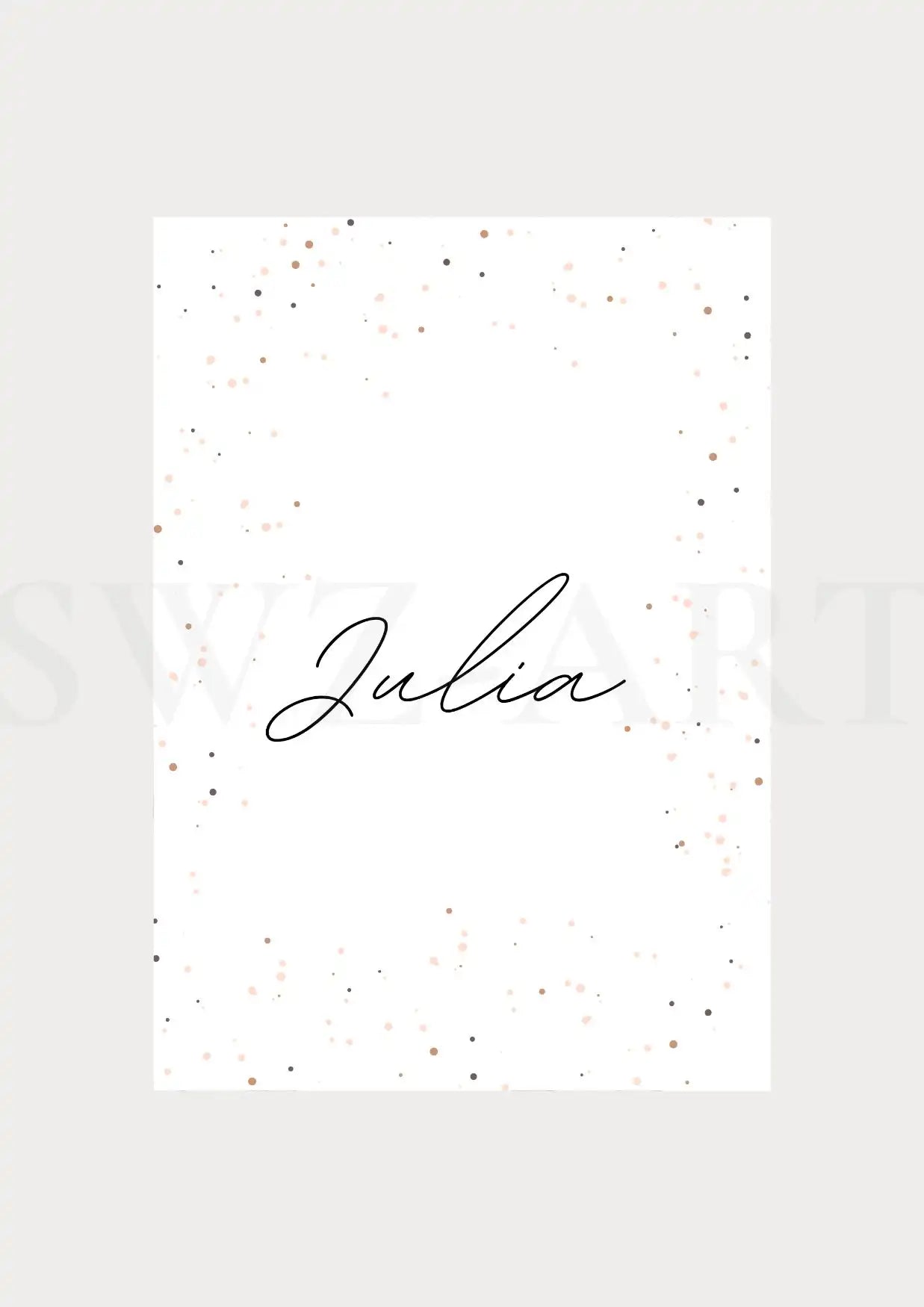 Textposter - Name Rosa