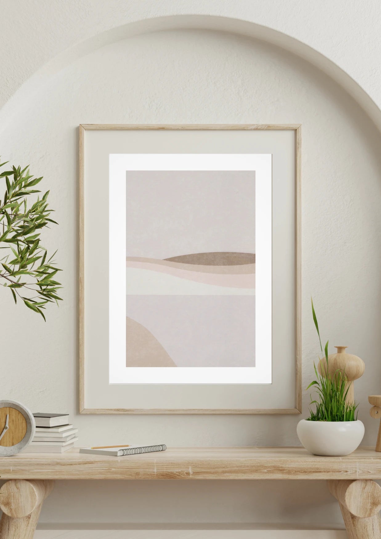Poster Landschaft - Abstrakt Fluss