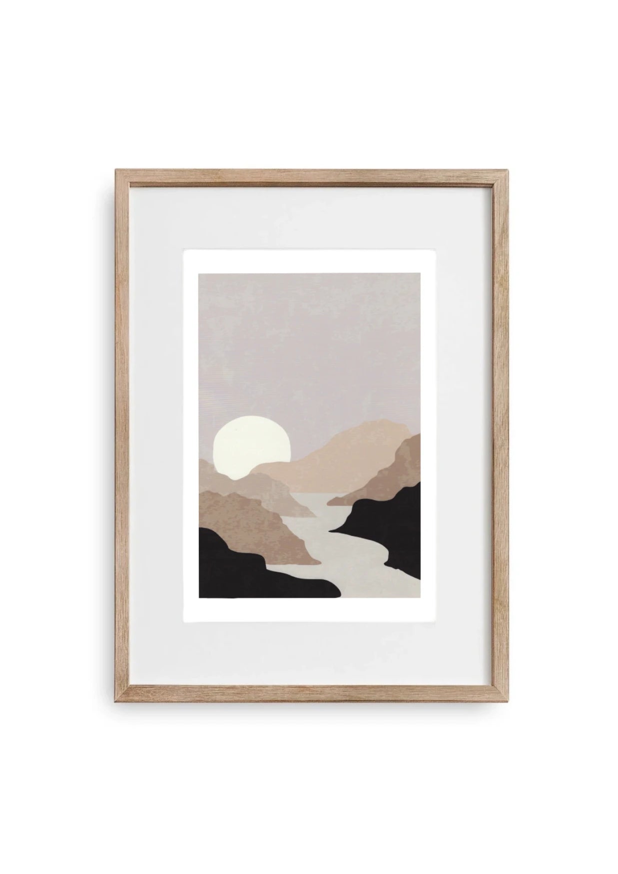 Poster Landschaft - Sonnenuntergang