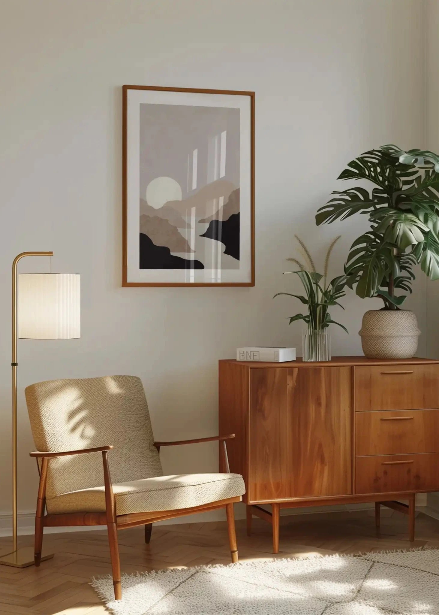Poster Landschaft - Sonnenuntergang