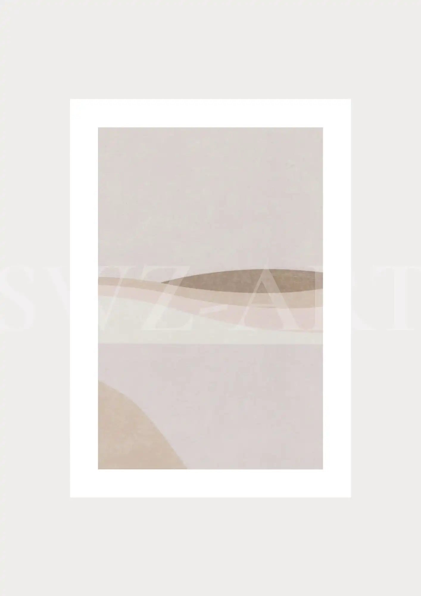 Poster Landschaft - Abstrakt Fluss