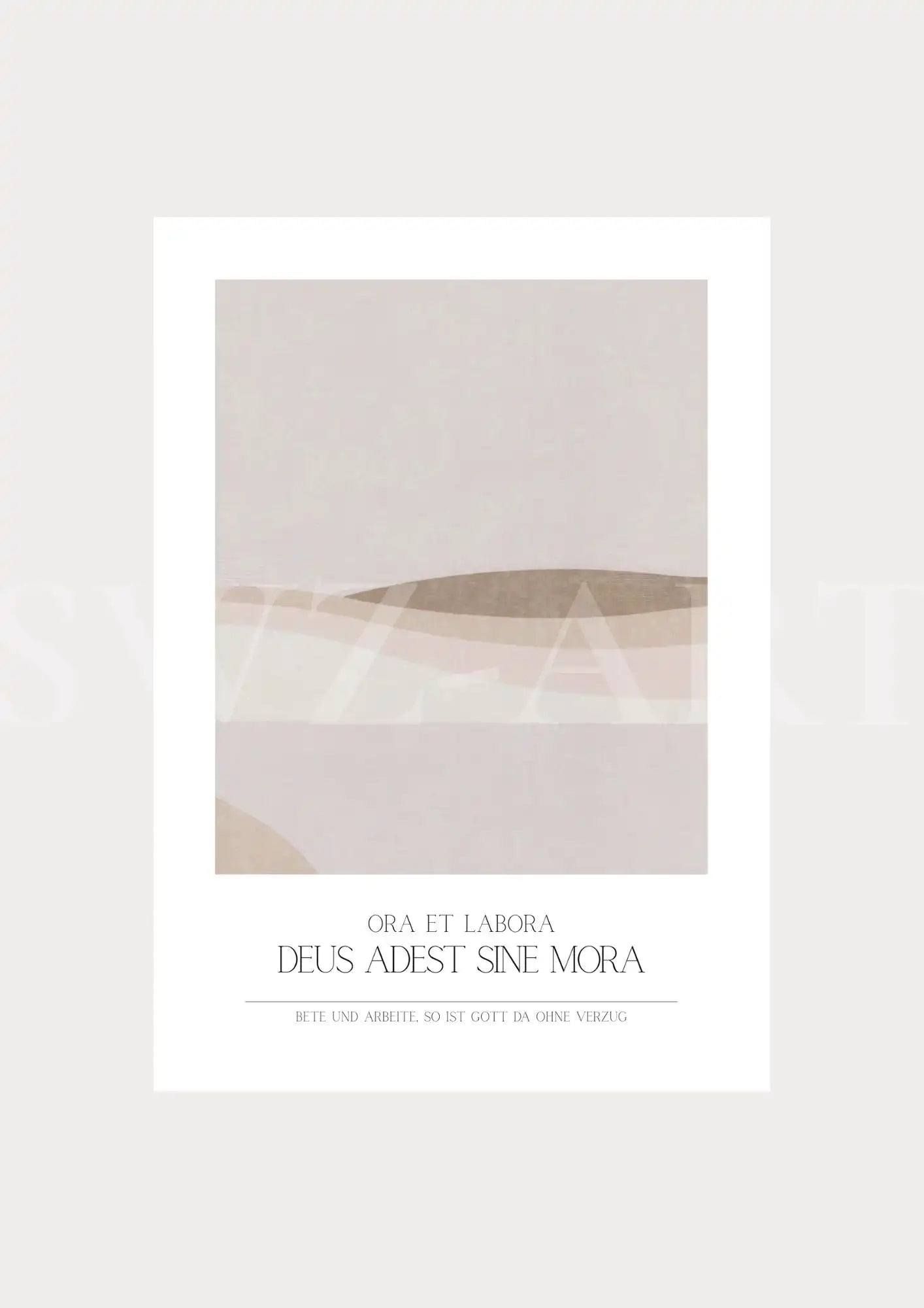 Poster christliche - Abstrakt Fluss
