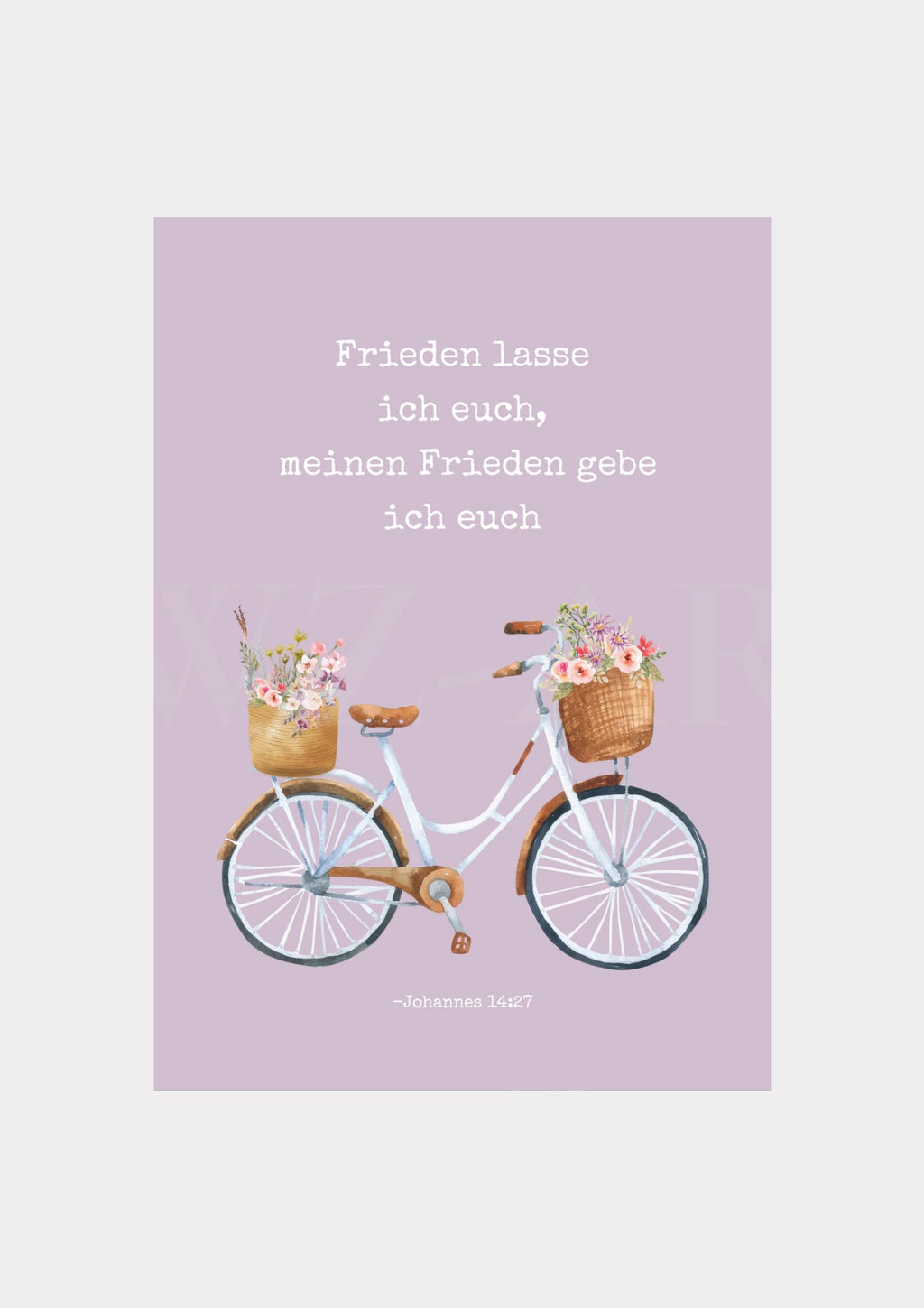 Poster - Fahrrad