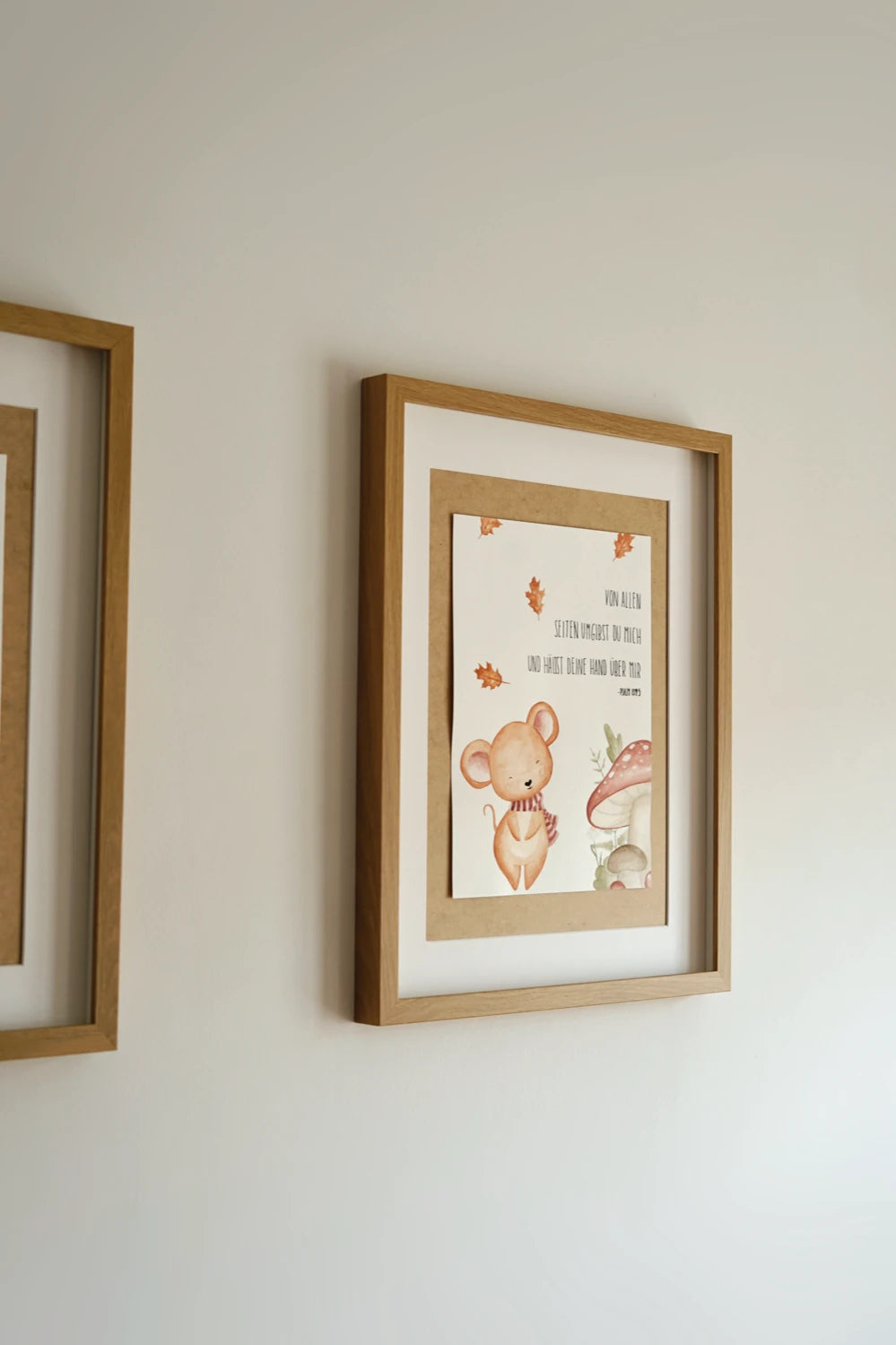 Aquarellbild - Die kleine Maus