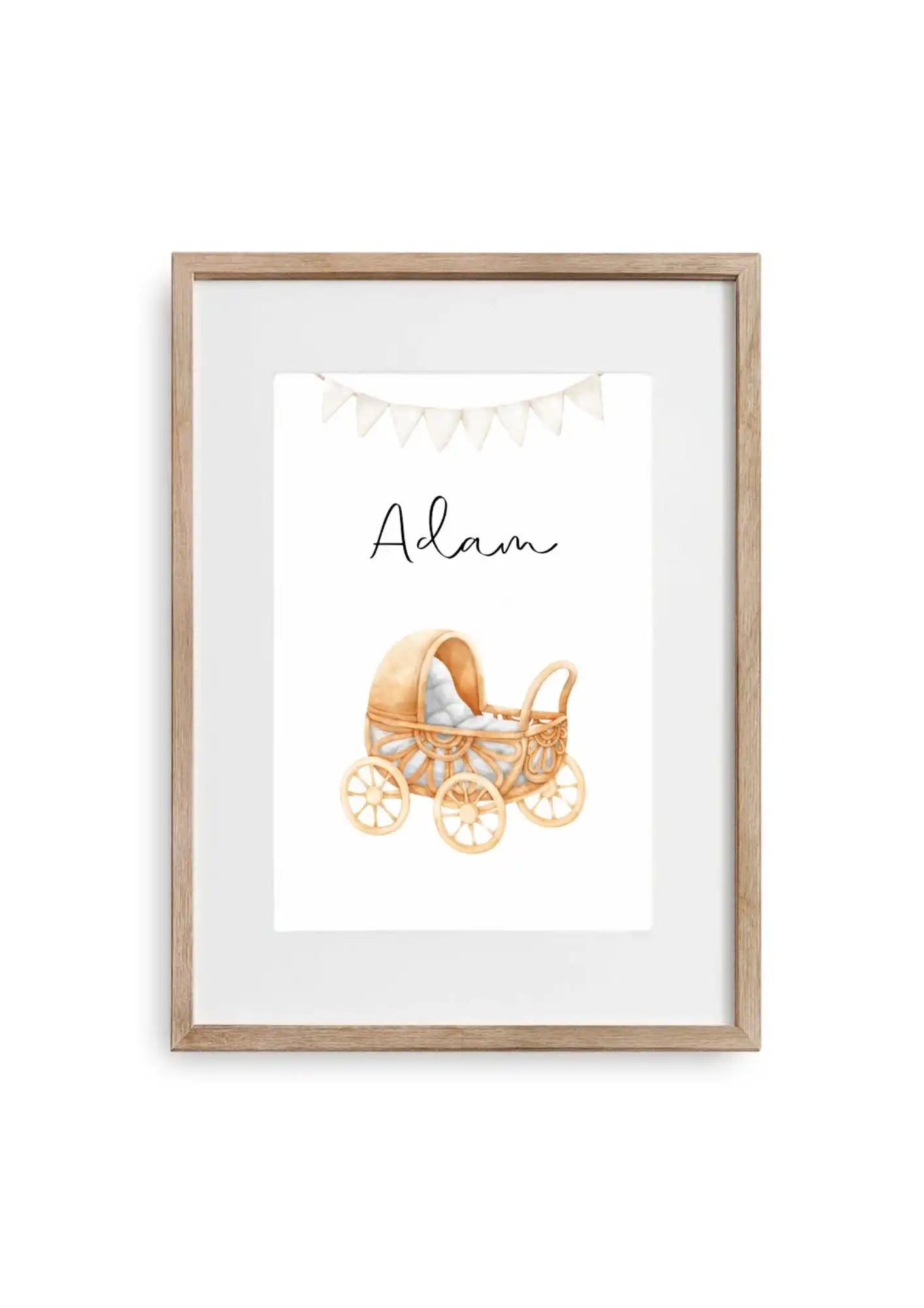 Personalisierte Poster - Kinderwagen