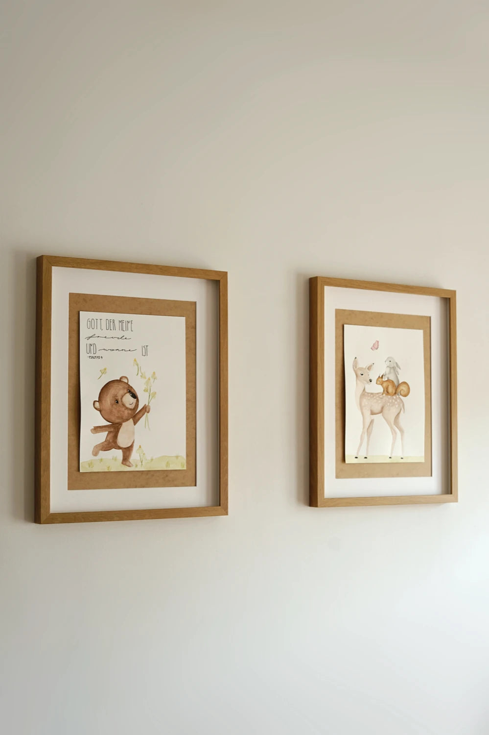 Aquarellbild - Der kleine Bär