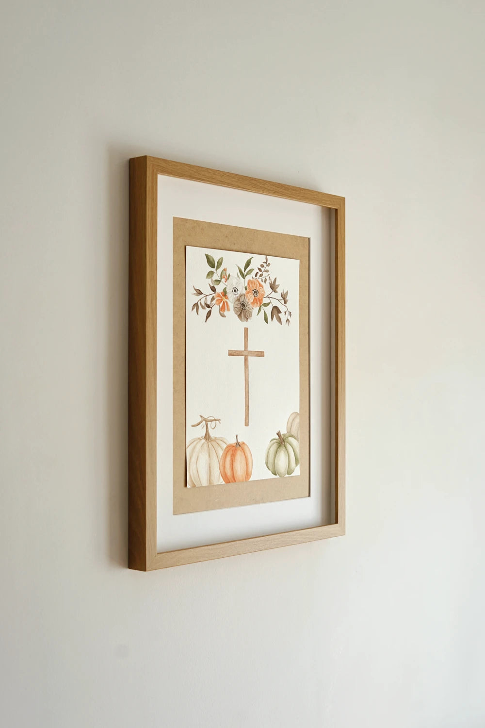 Aquarellbild - Der Herbst ist da