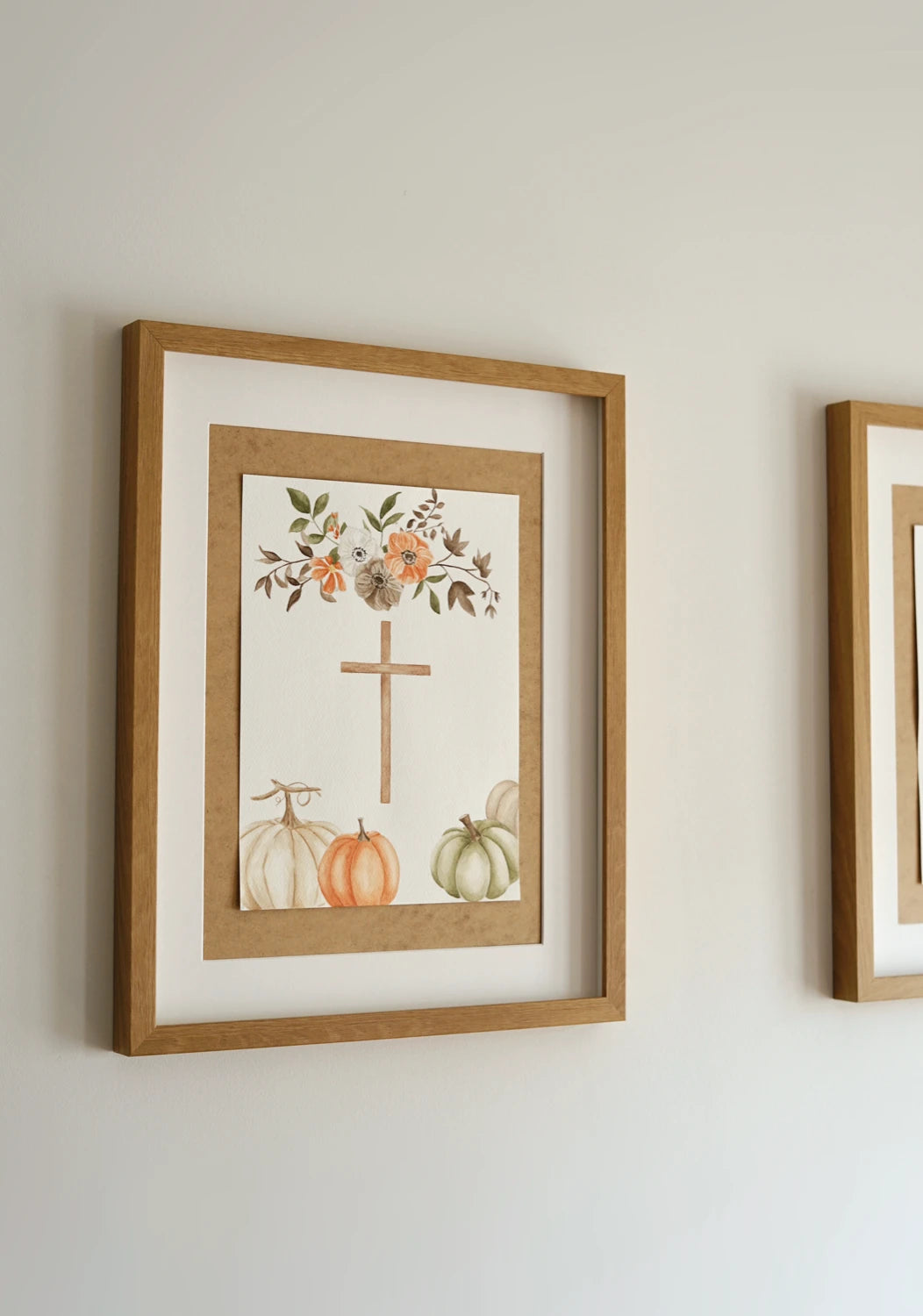 Aquarellbild - Der Herbst ist da